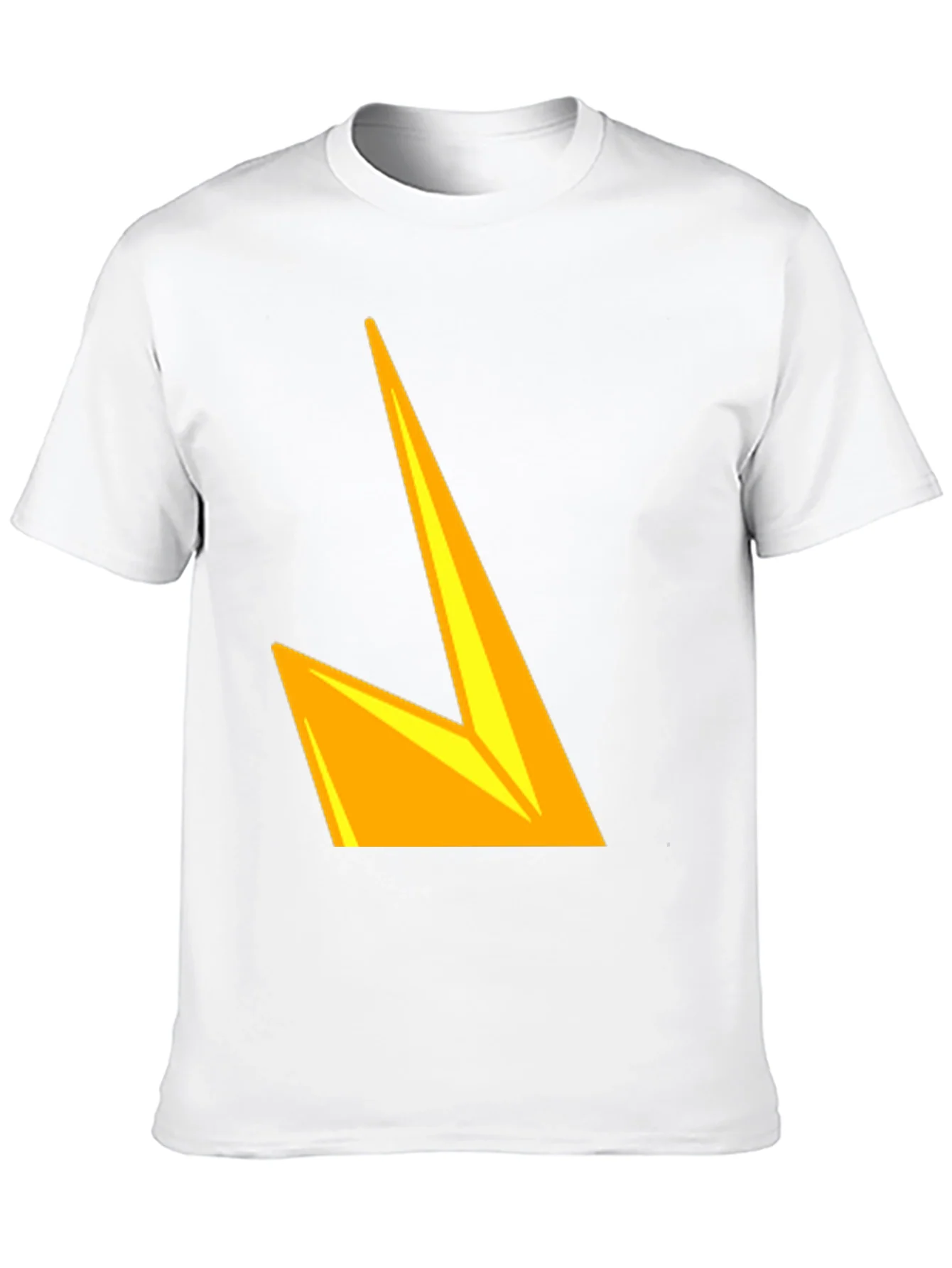 Bold Graphic Tee - Yellow Lightning Design
