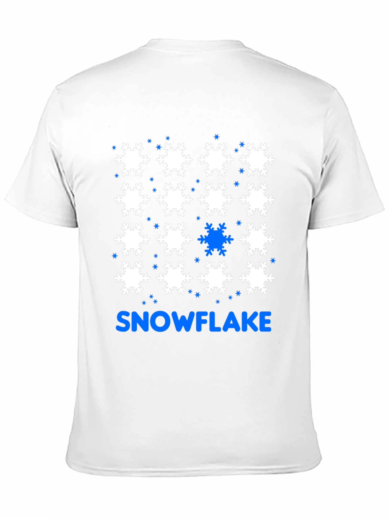 Snowflake Pattern T-Shirt - Unique Design