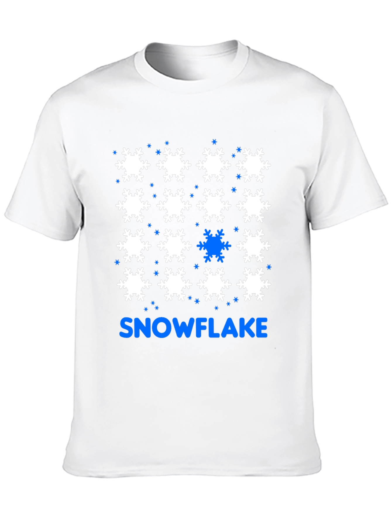 Snowflake Pattern T-Shirt - Unique Design