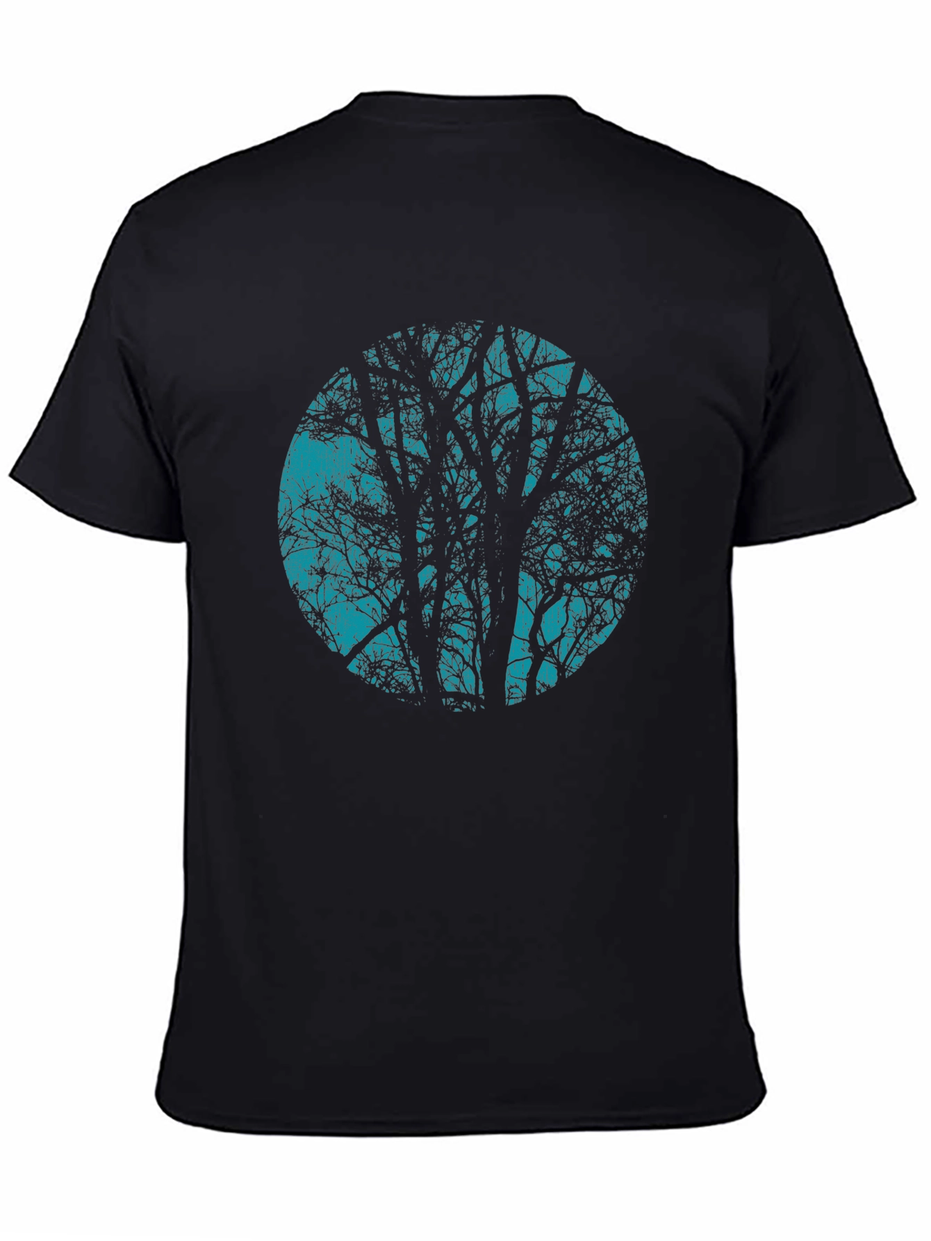 Black Tree Silhouette Graphic Tee