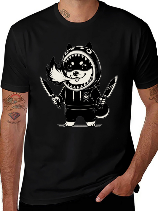 Shiba Inu Shark Hoodie T-Shirt