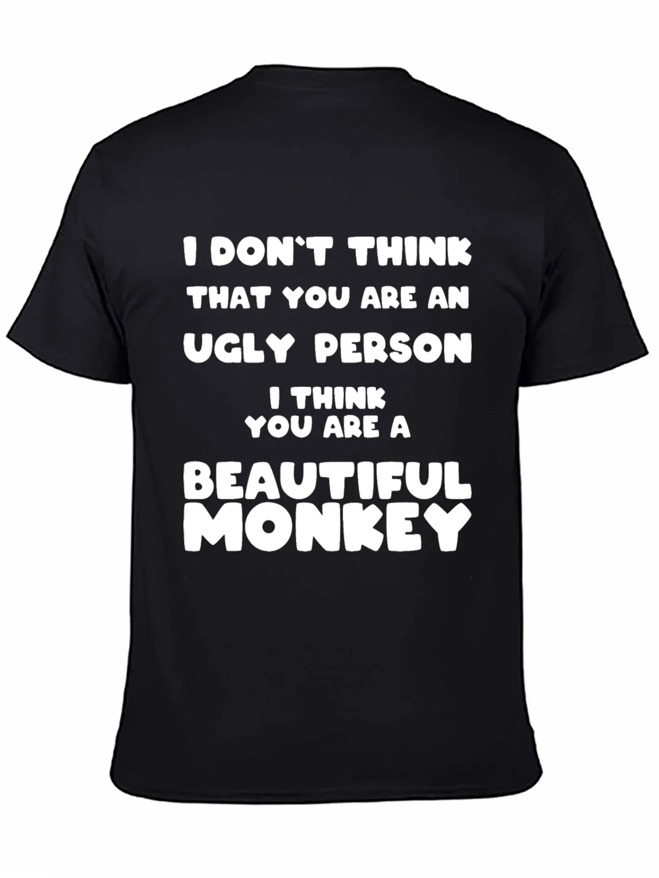 Funny Beautiful Monkey Graphic T-Shirt