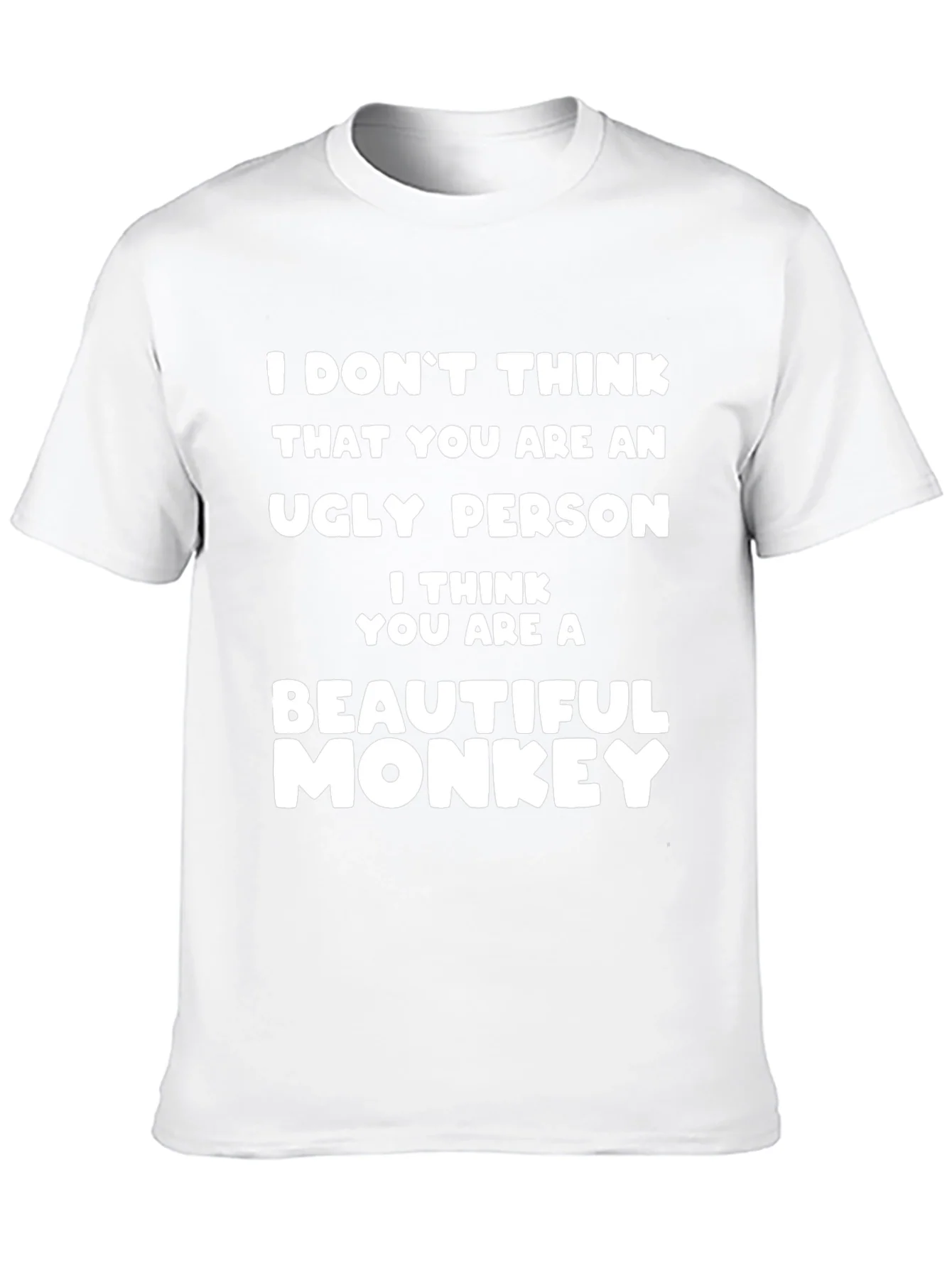 Funny Beautiful Monkey Graphic T-Shirt