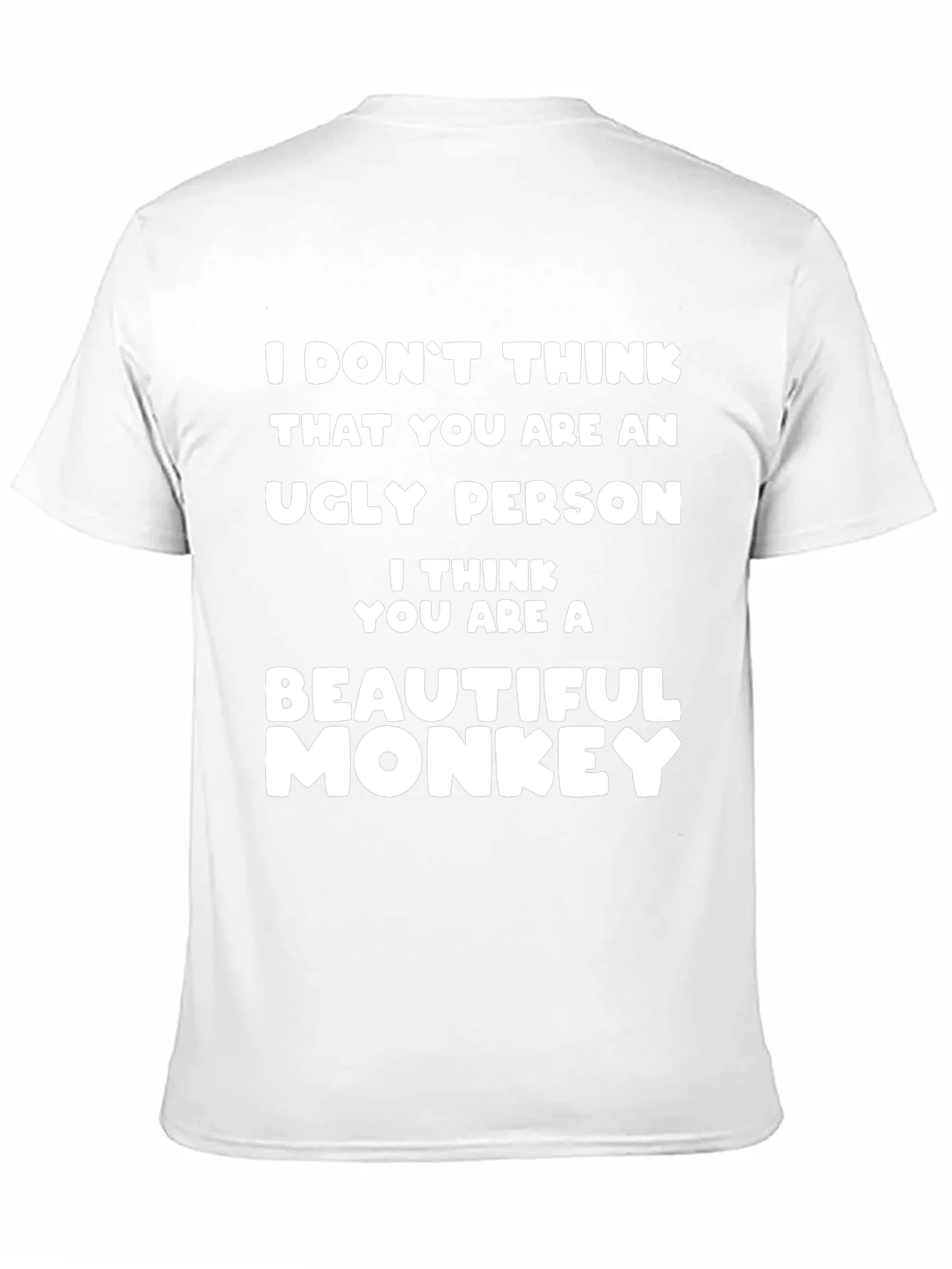 Funny Beautiful Monkey Graphic T-Shirt