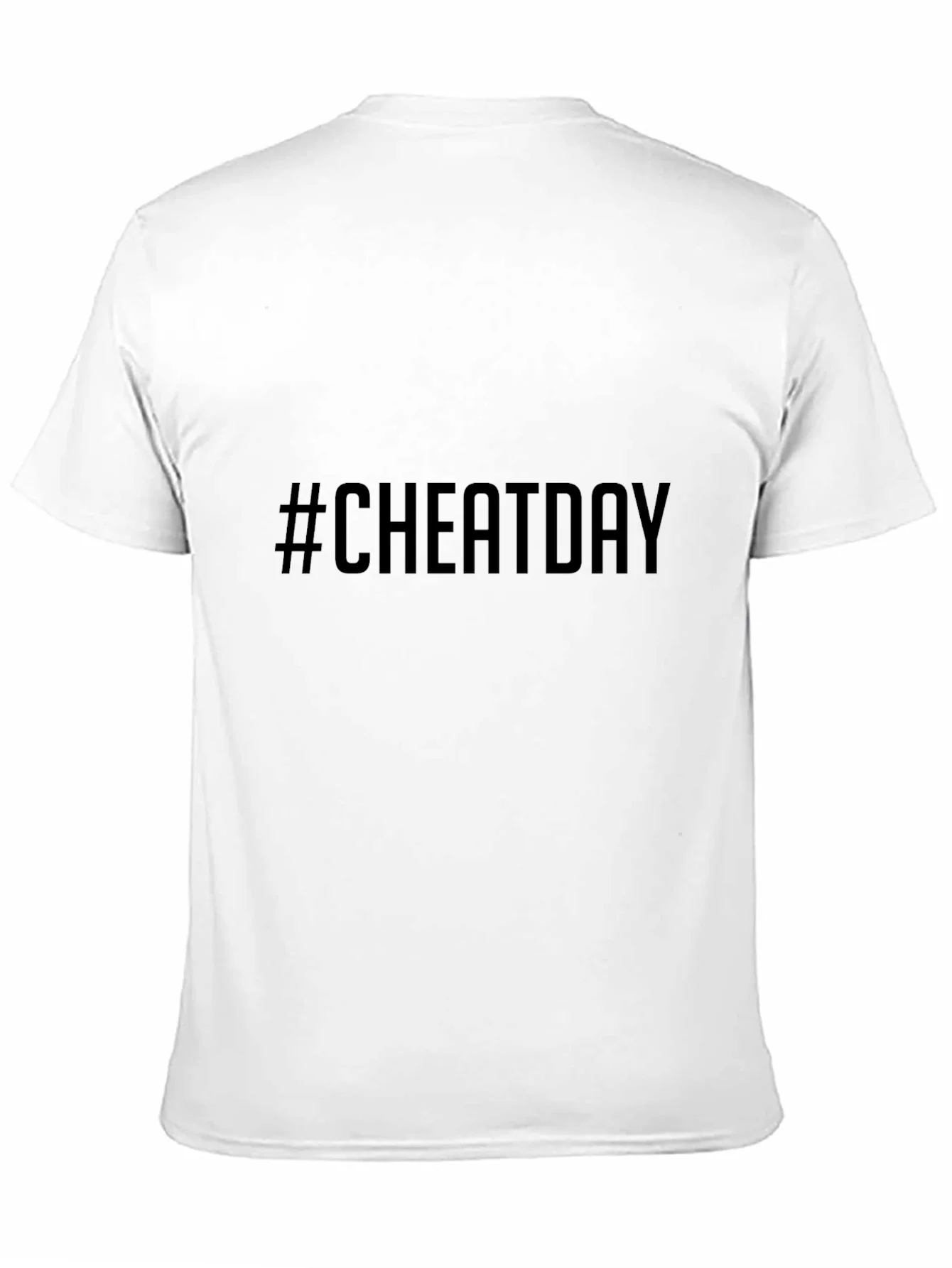 Cheat Day T-Shirt - Black Casual Tee