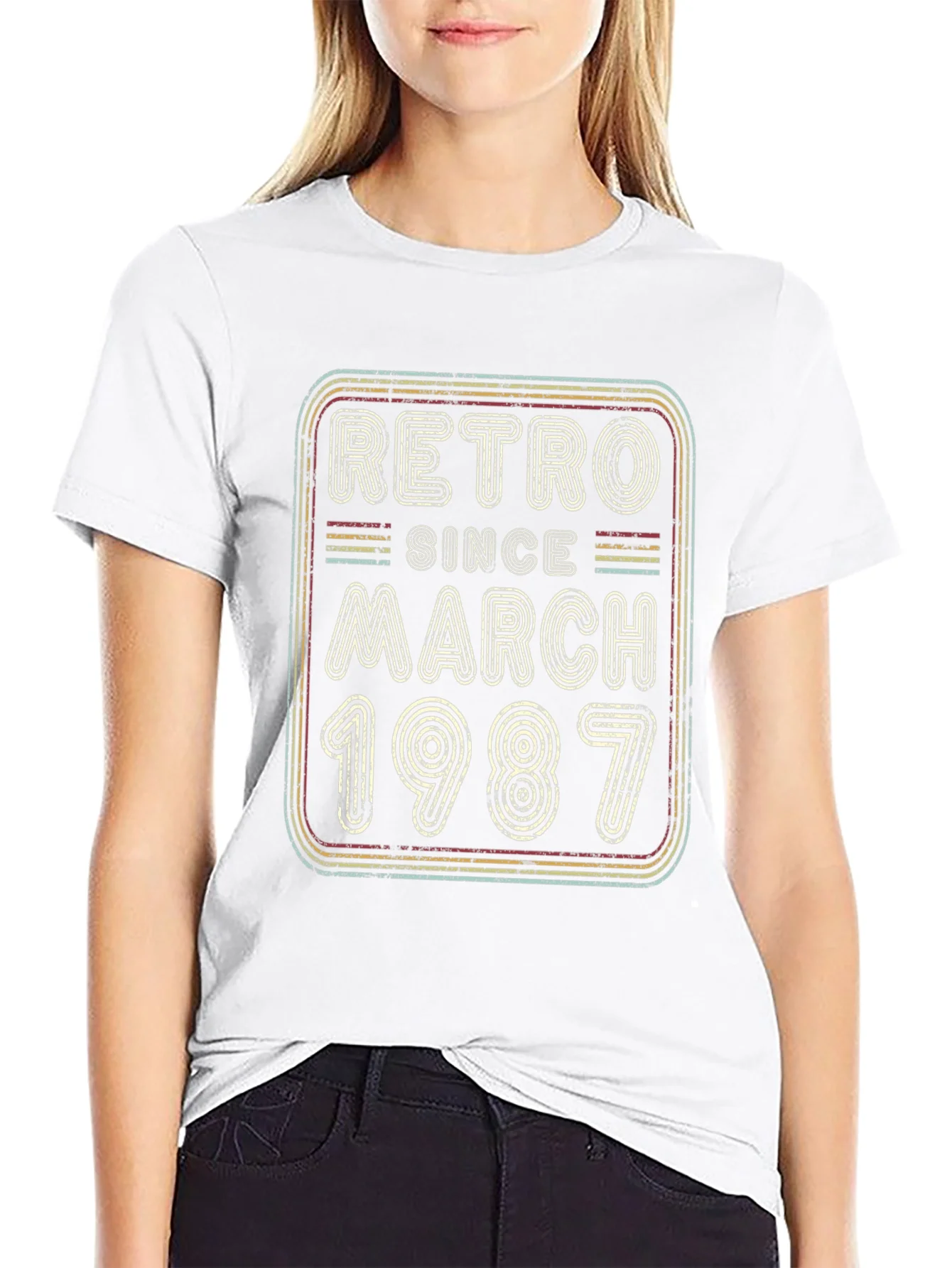 Retro Since March 1987 Birthday T-Shirt