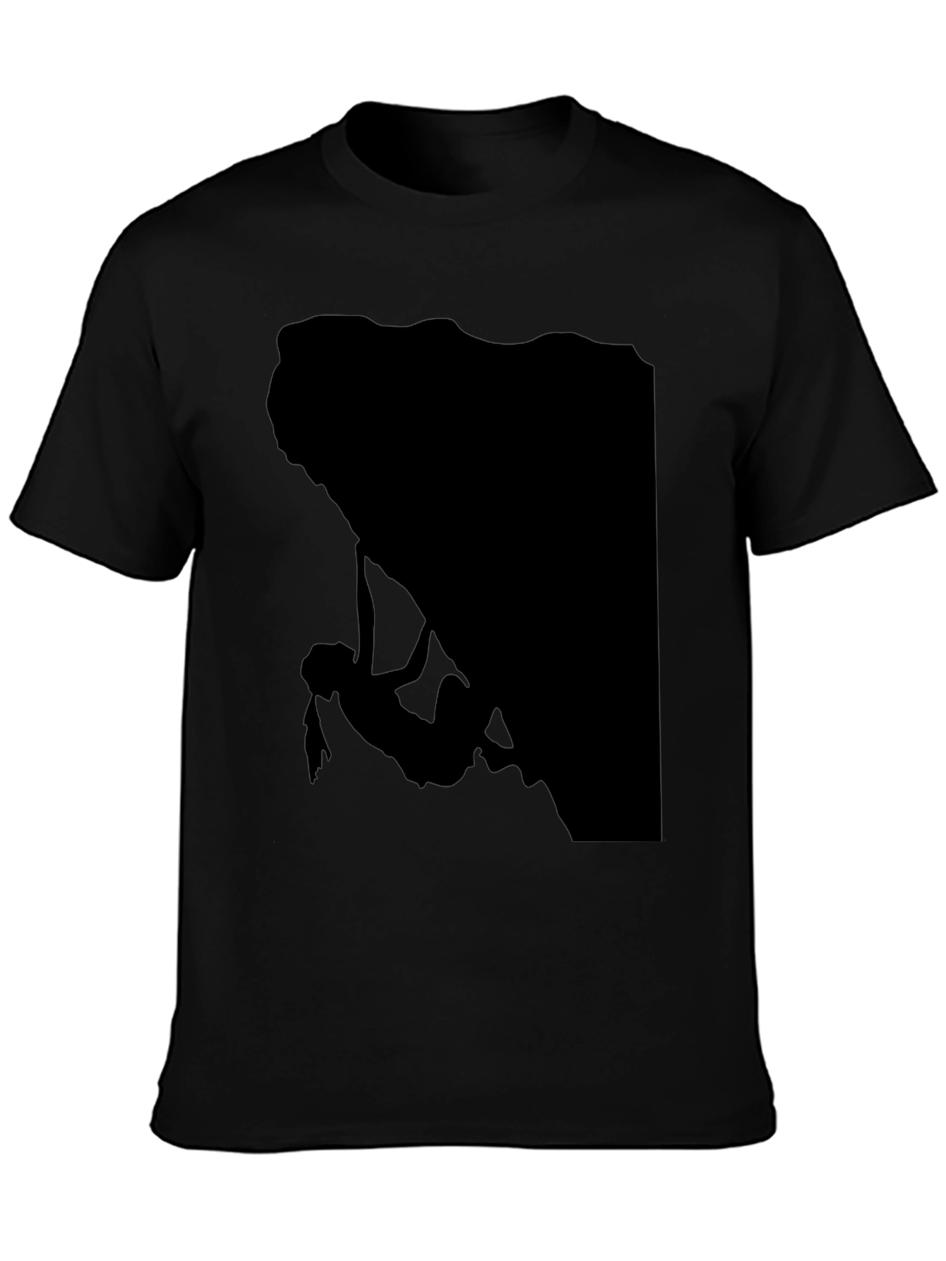 Climbing Silhouette Graphic Tee - Black