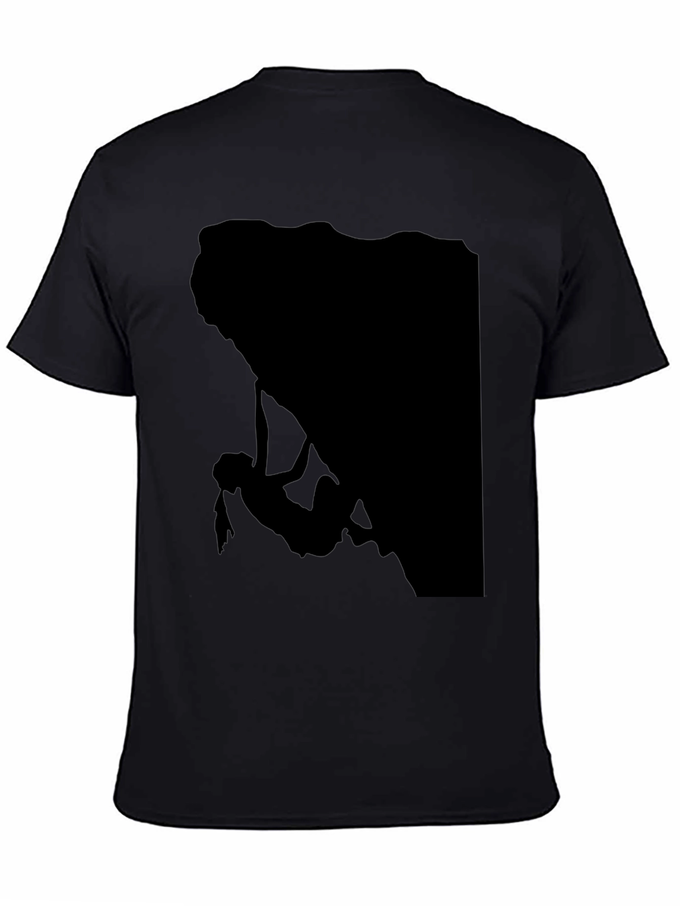 Climbing Silhouette Graphic Tee - Black