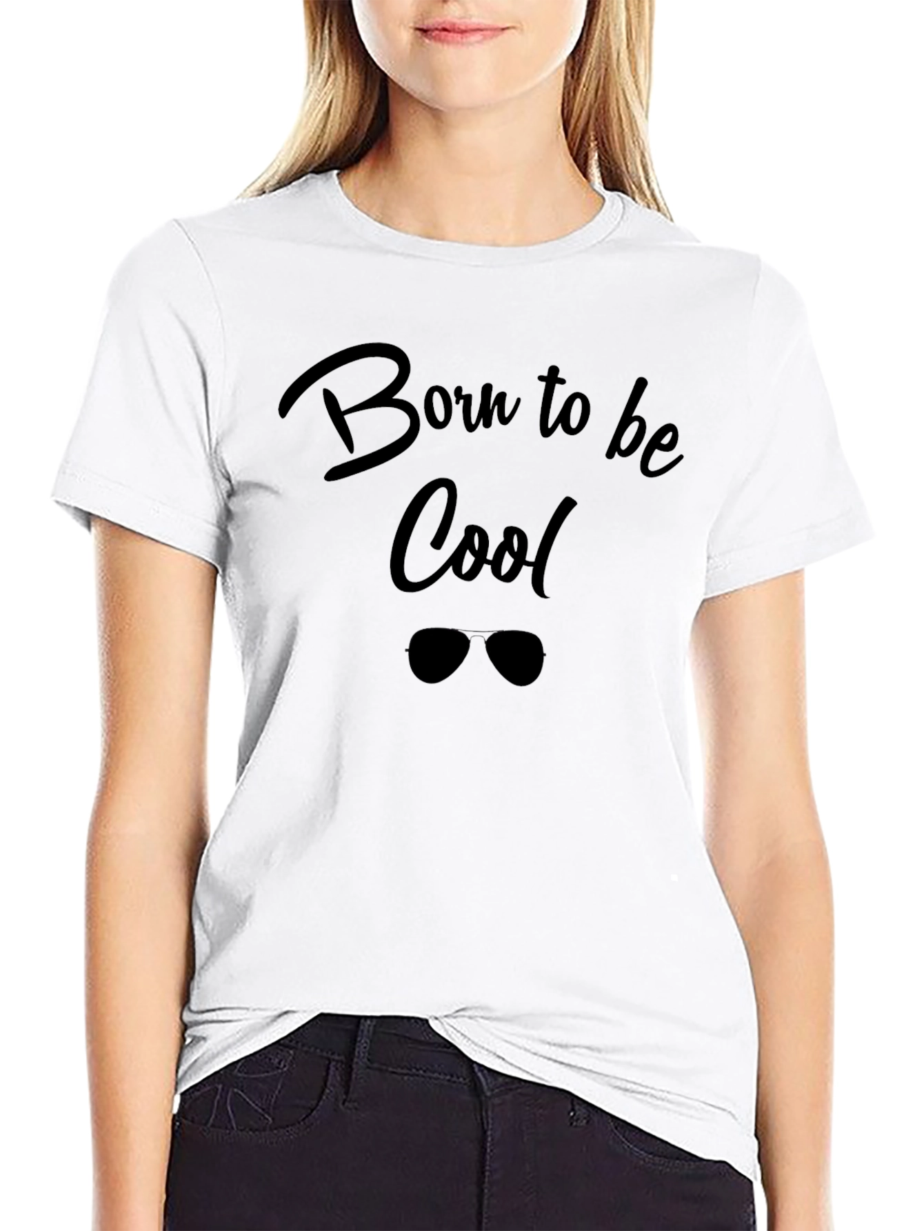 Born to be Cool Black T-Shirt