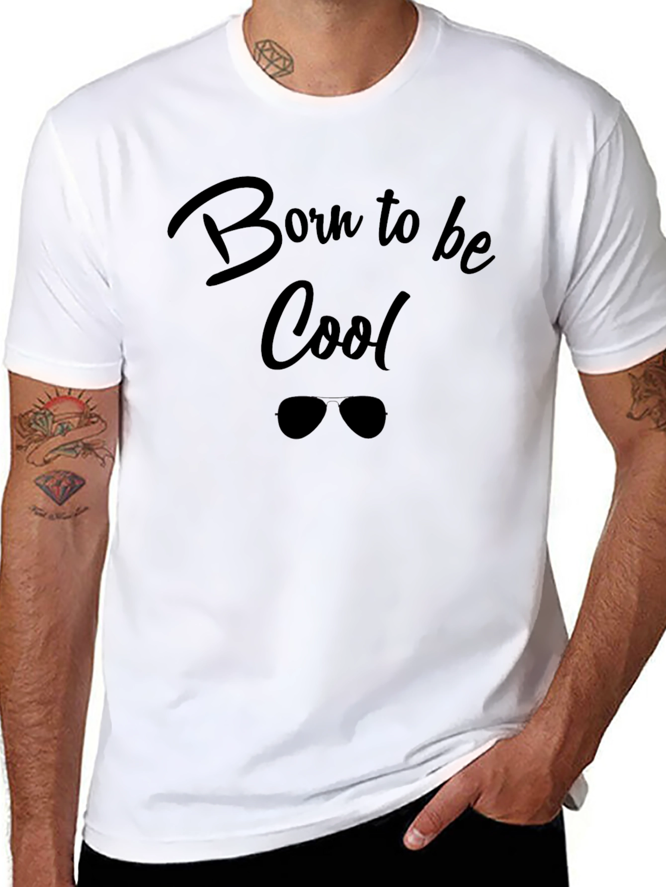 Born to be Cool Black T-Shirt