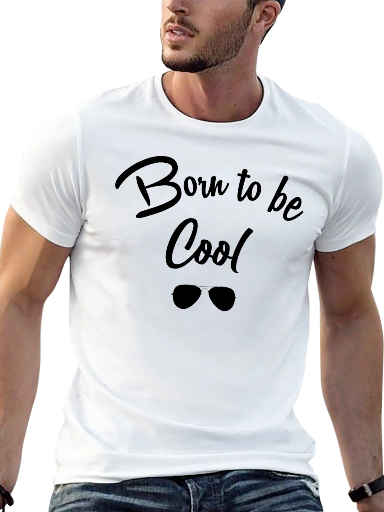 Born to be Cool Black T-Shirt
