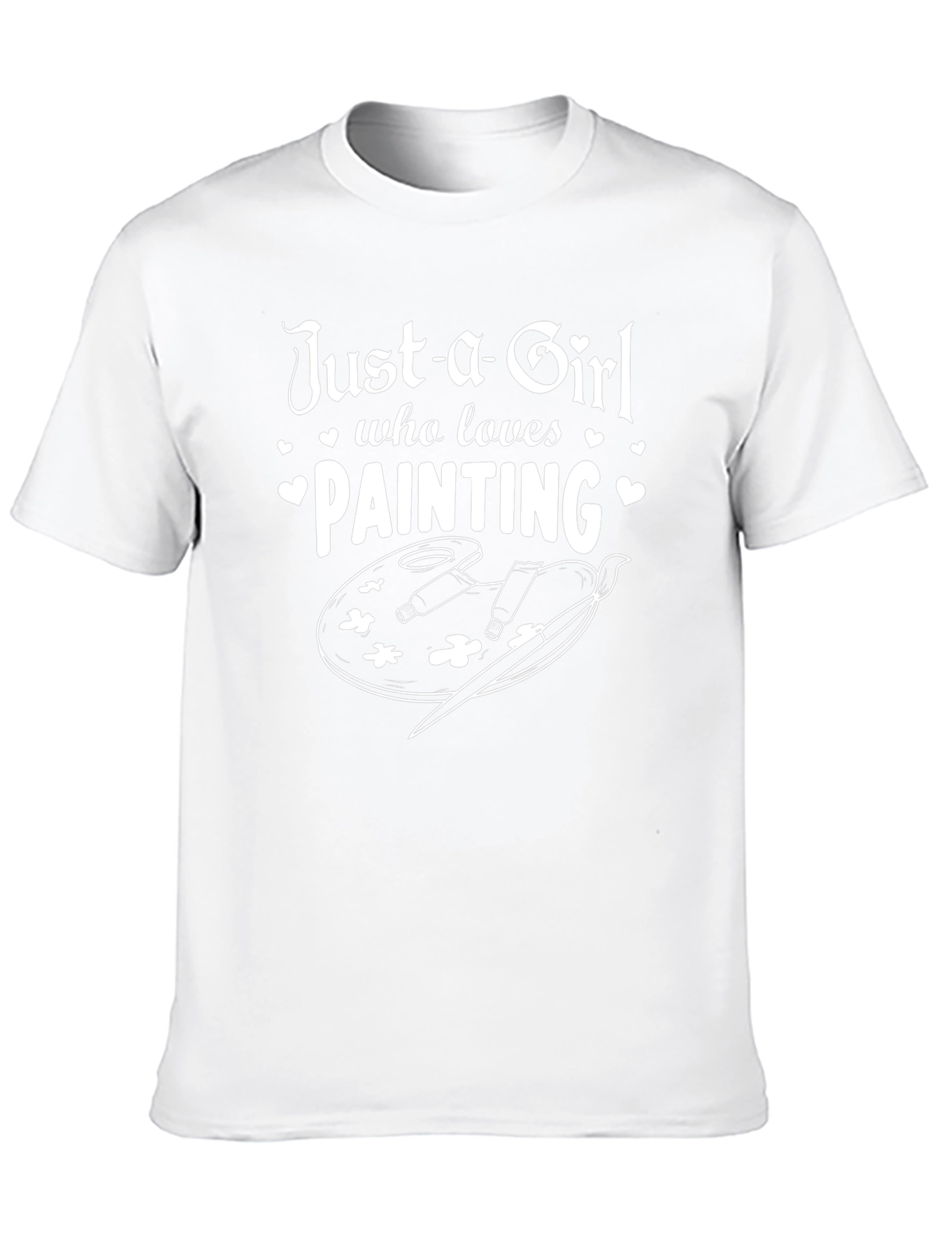 Just a Girl Who Loves Painting T-Shirt