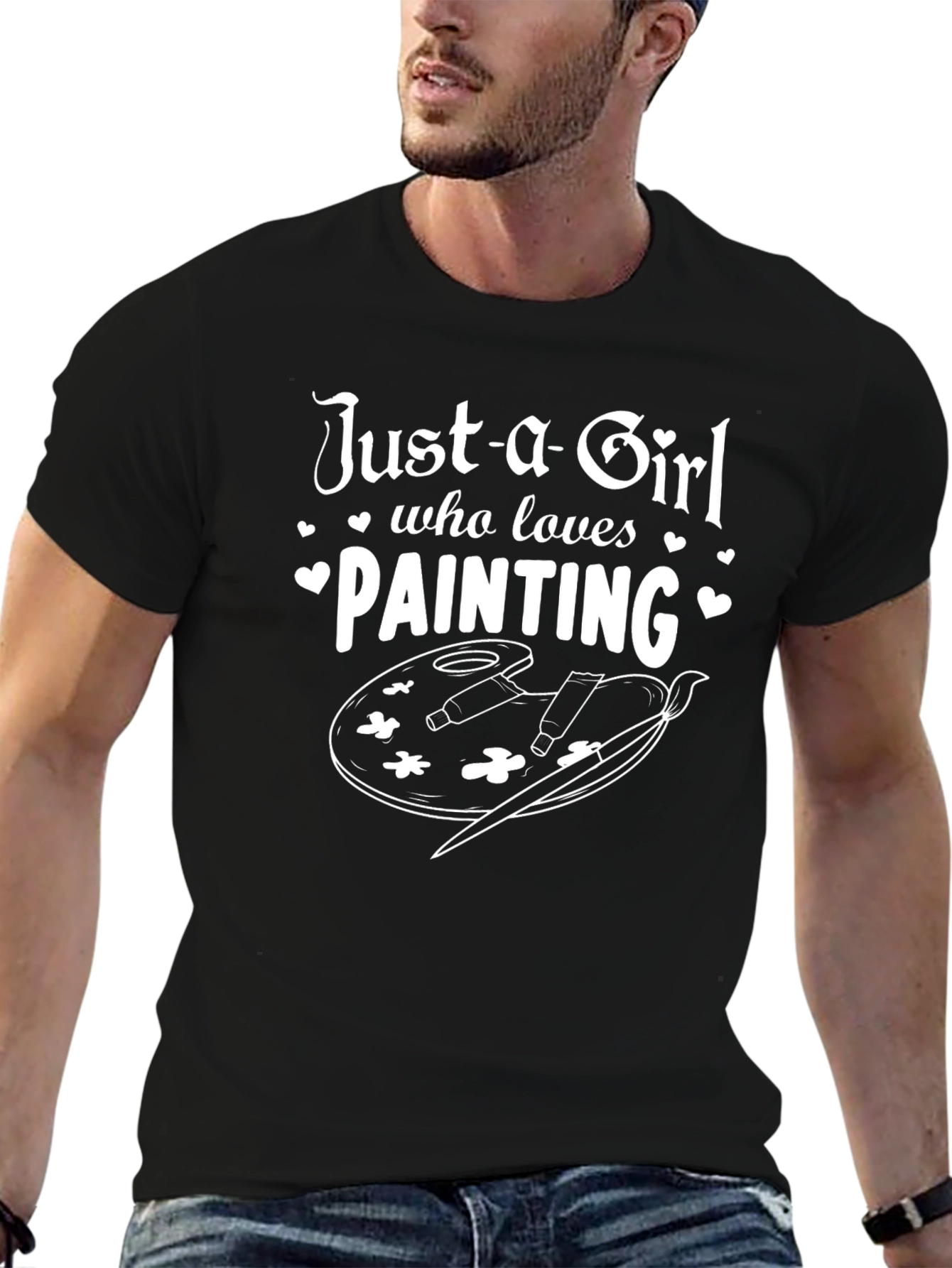 Just a Girl Who Loves Painting T-Shirt