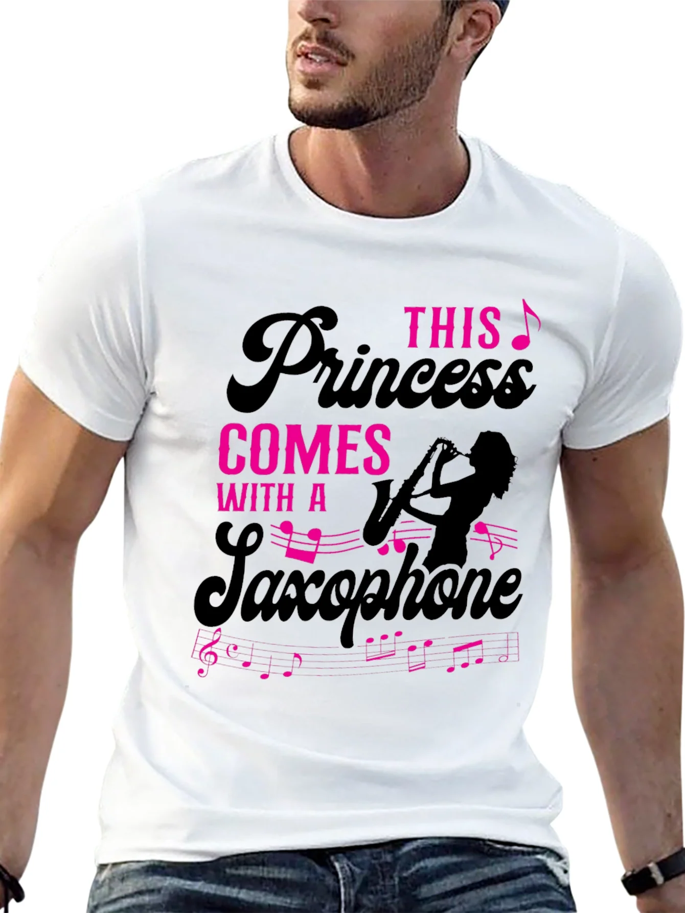 Princess Saxophone T-Shirt - Musician Tee