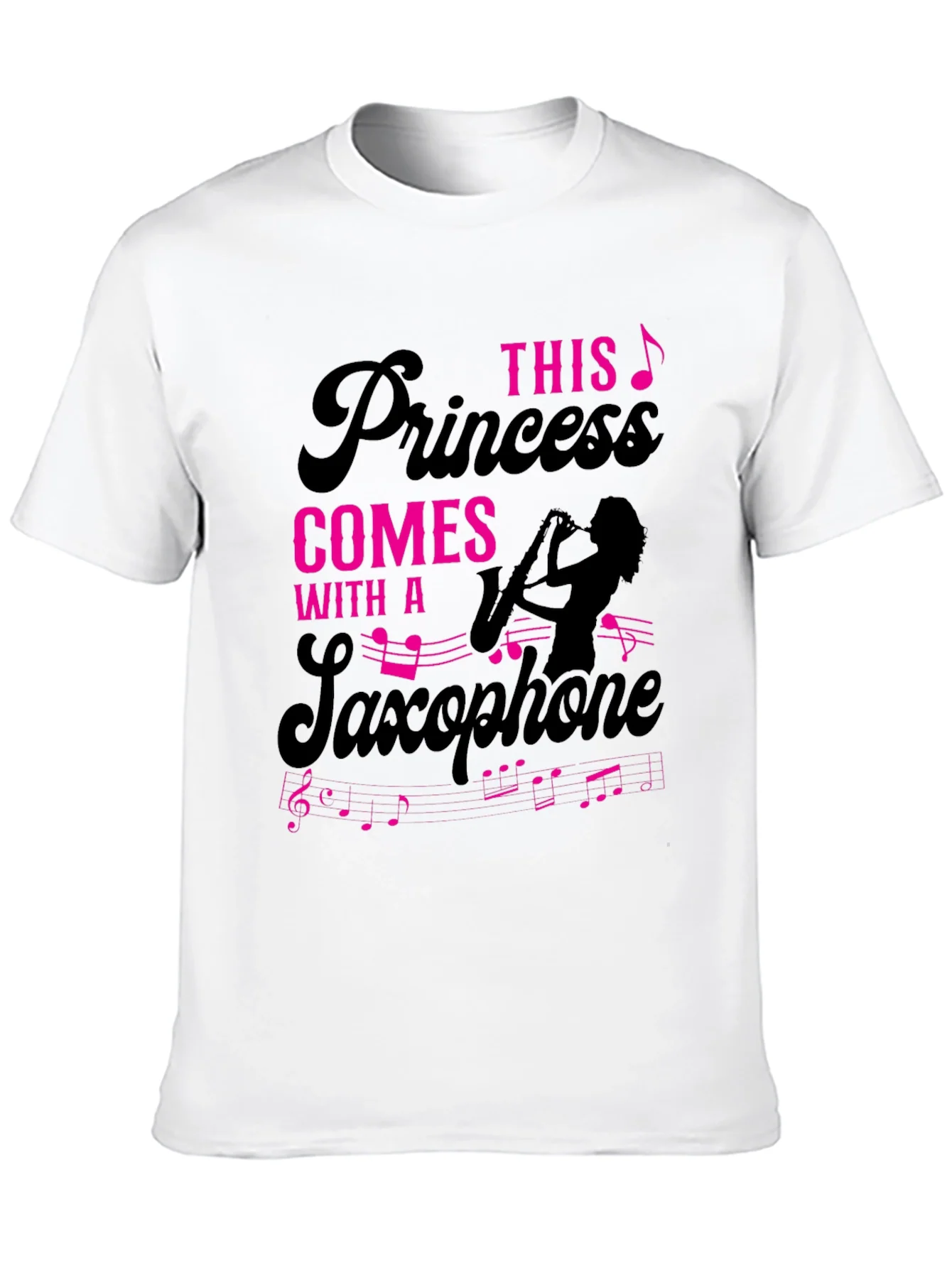 Princess Saxophone T-Shirt - Musician Tee