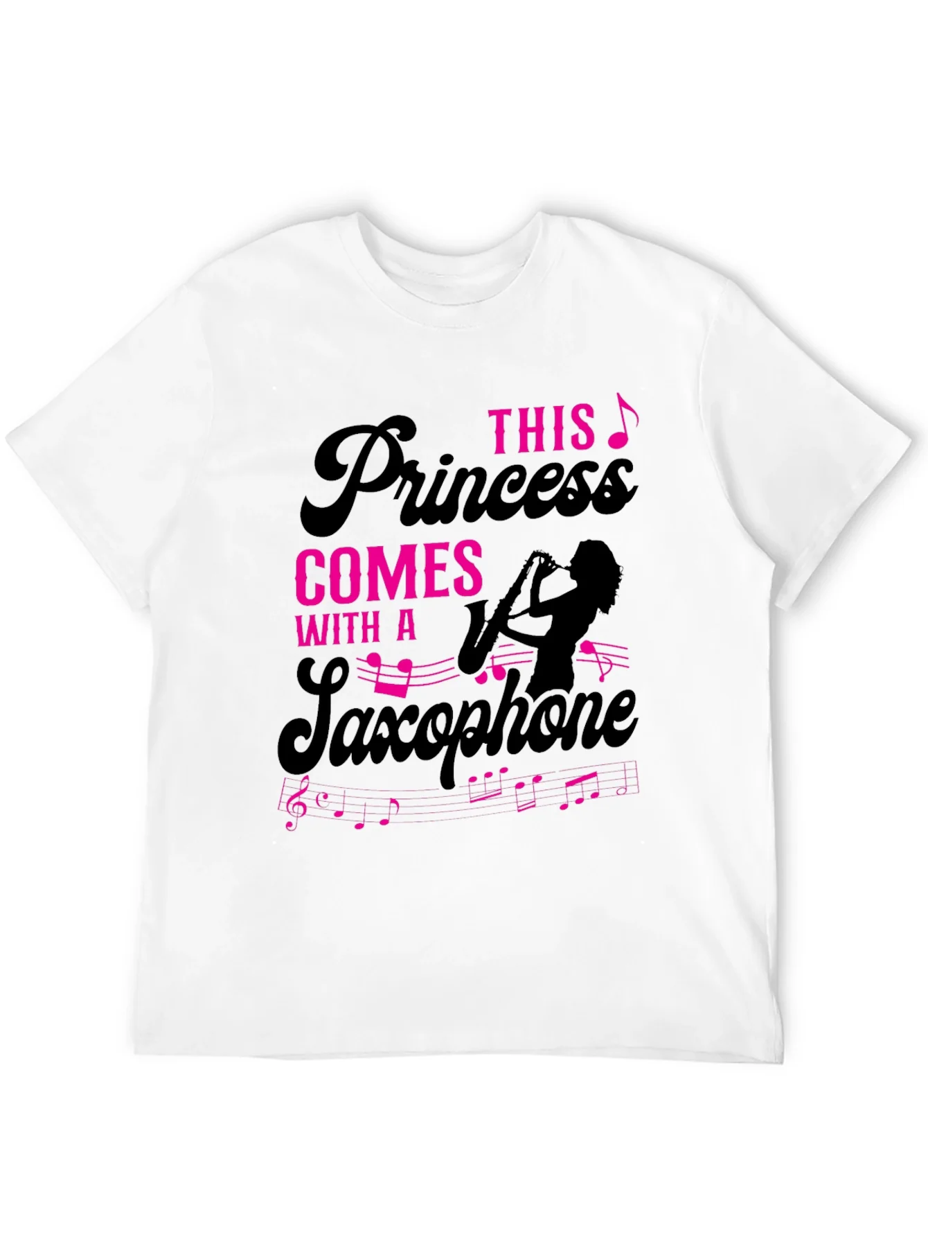 Princess Saxophone T-Shirt - Musician Tee
