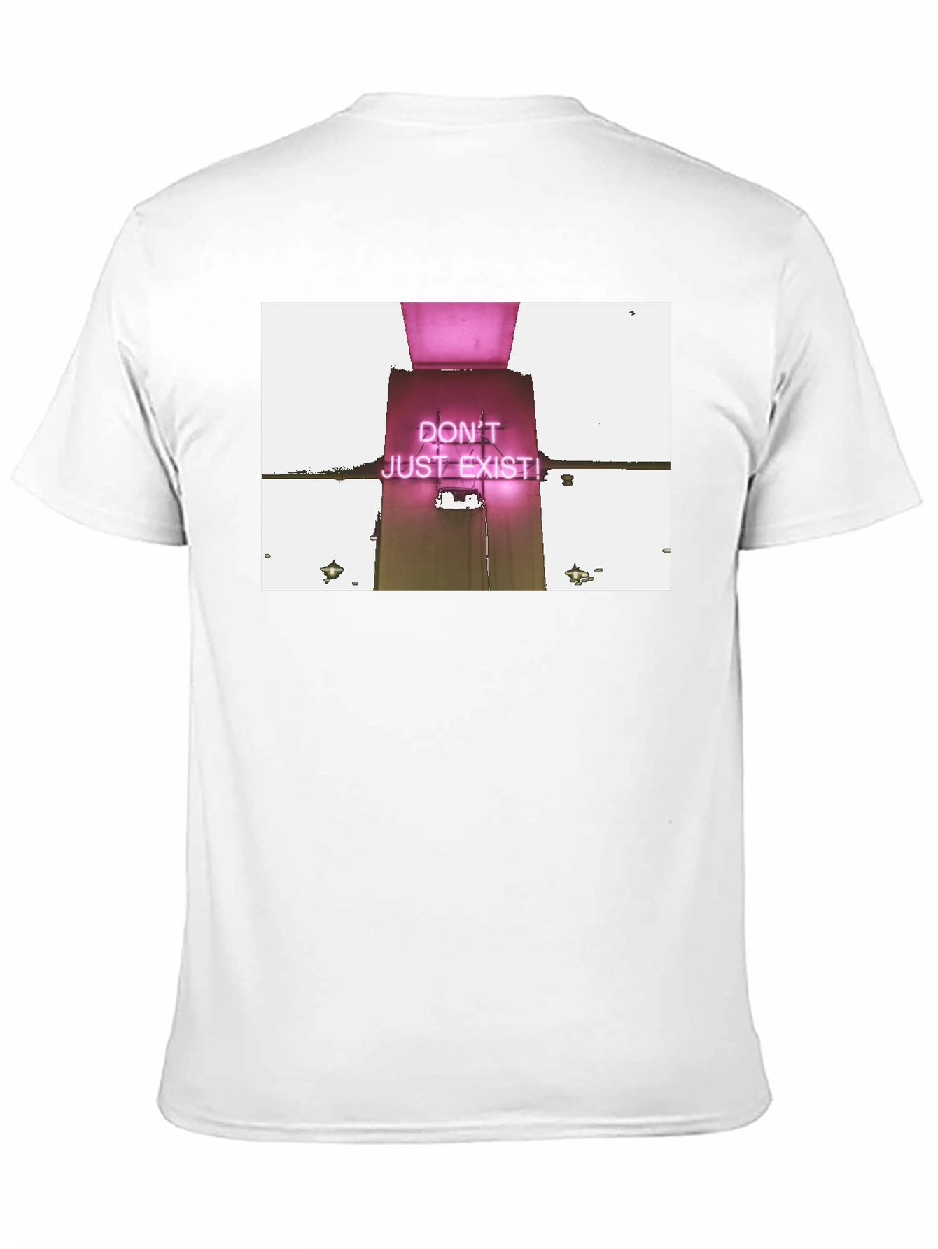 Dont Just Exist Tee - Statement Black T-Shirt
