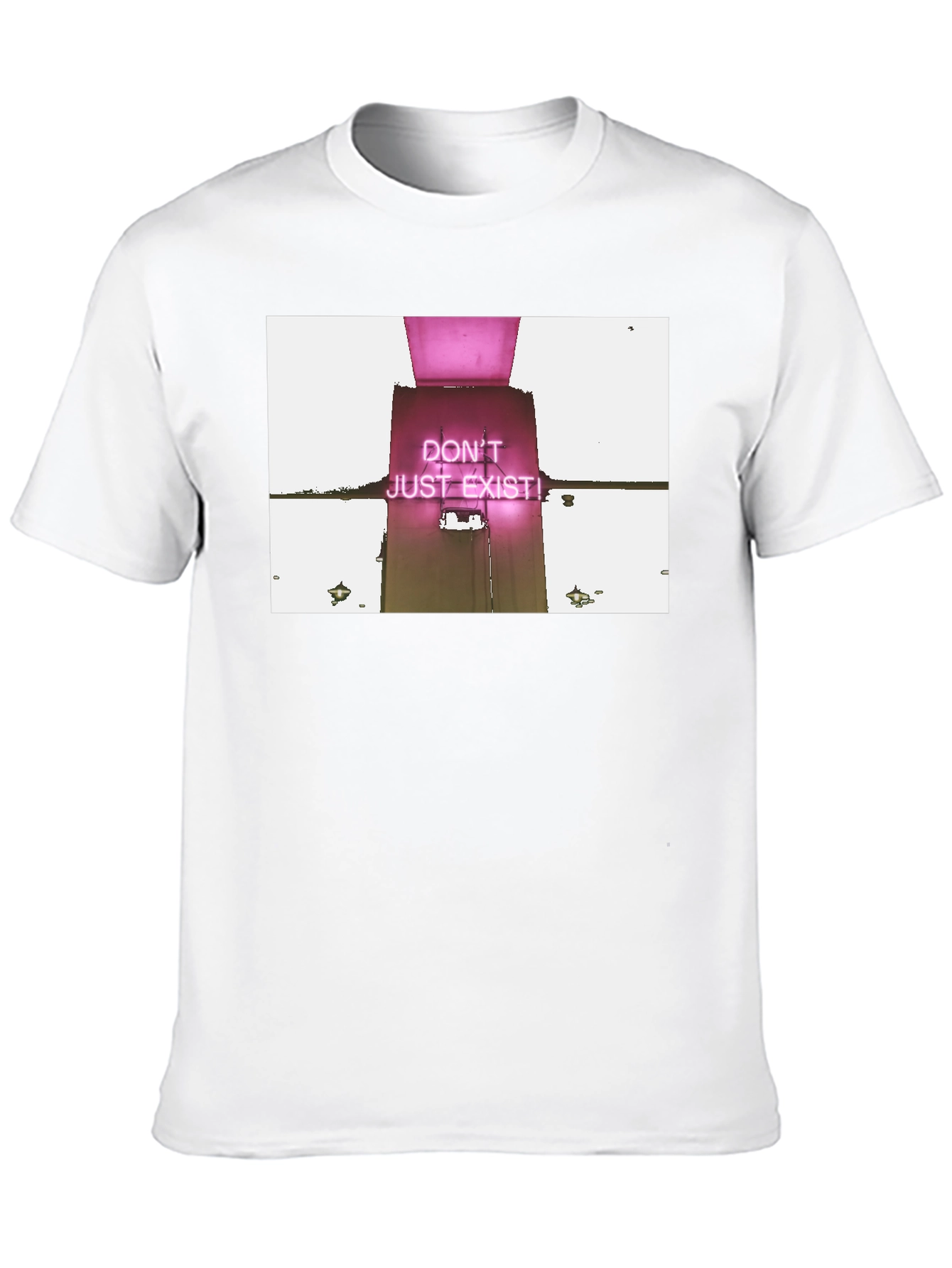 Dont Just Exist Tee - Statement Black T-Shirt