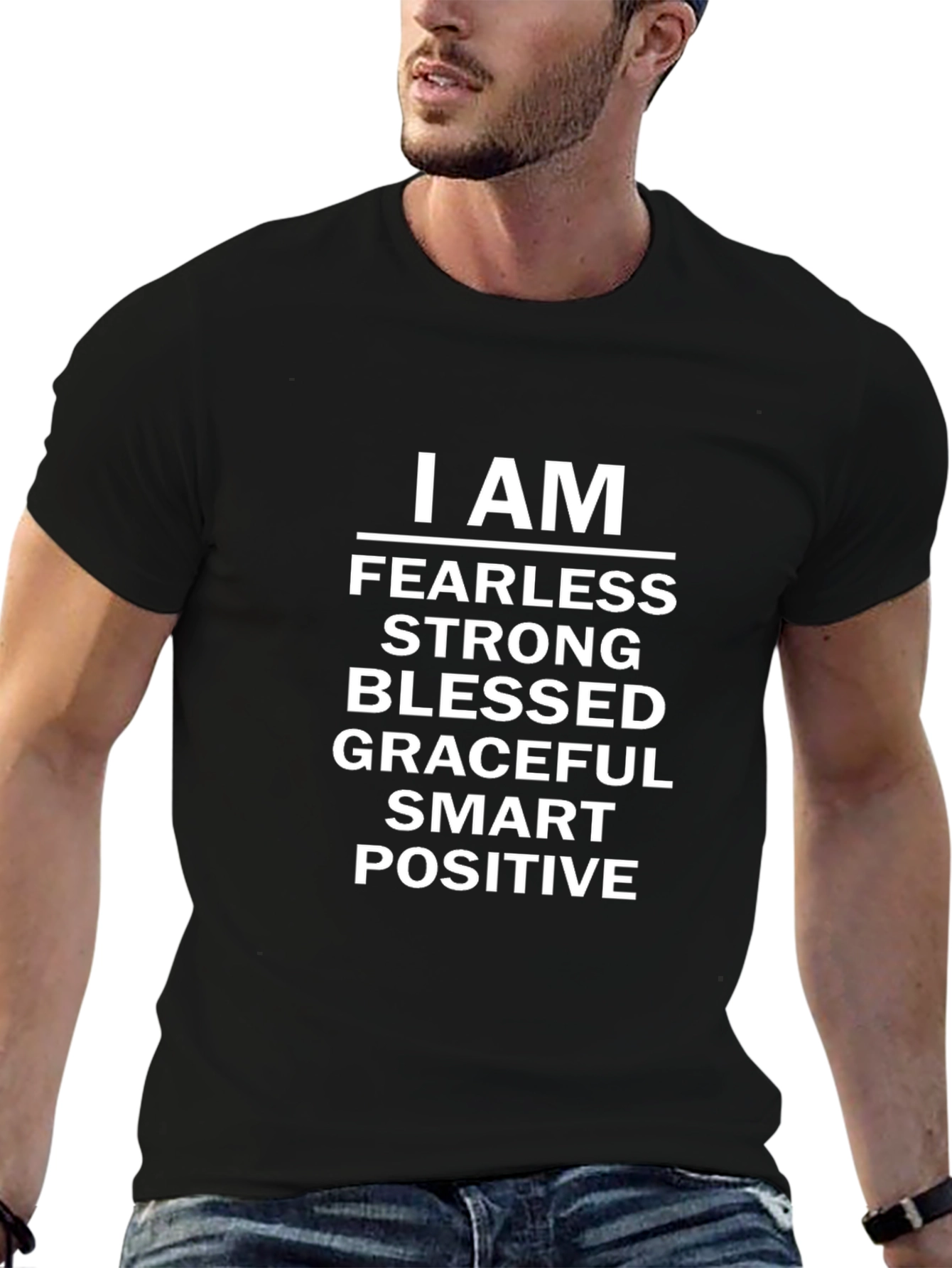 I AM Fearless Strong Motivational T-Shirt