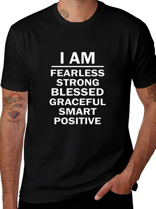 I AM Fearless Strong Motivational T-Shirt
