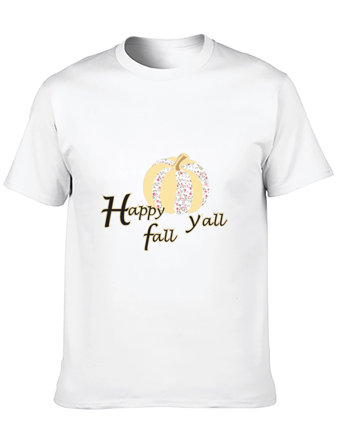 Happy Fall Yall Pumpkin Graphic Tee