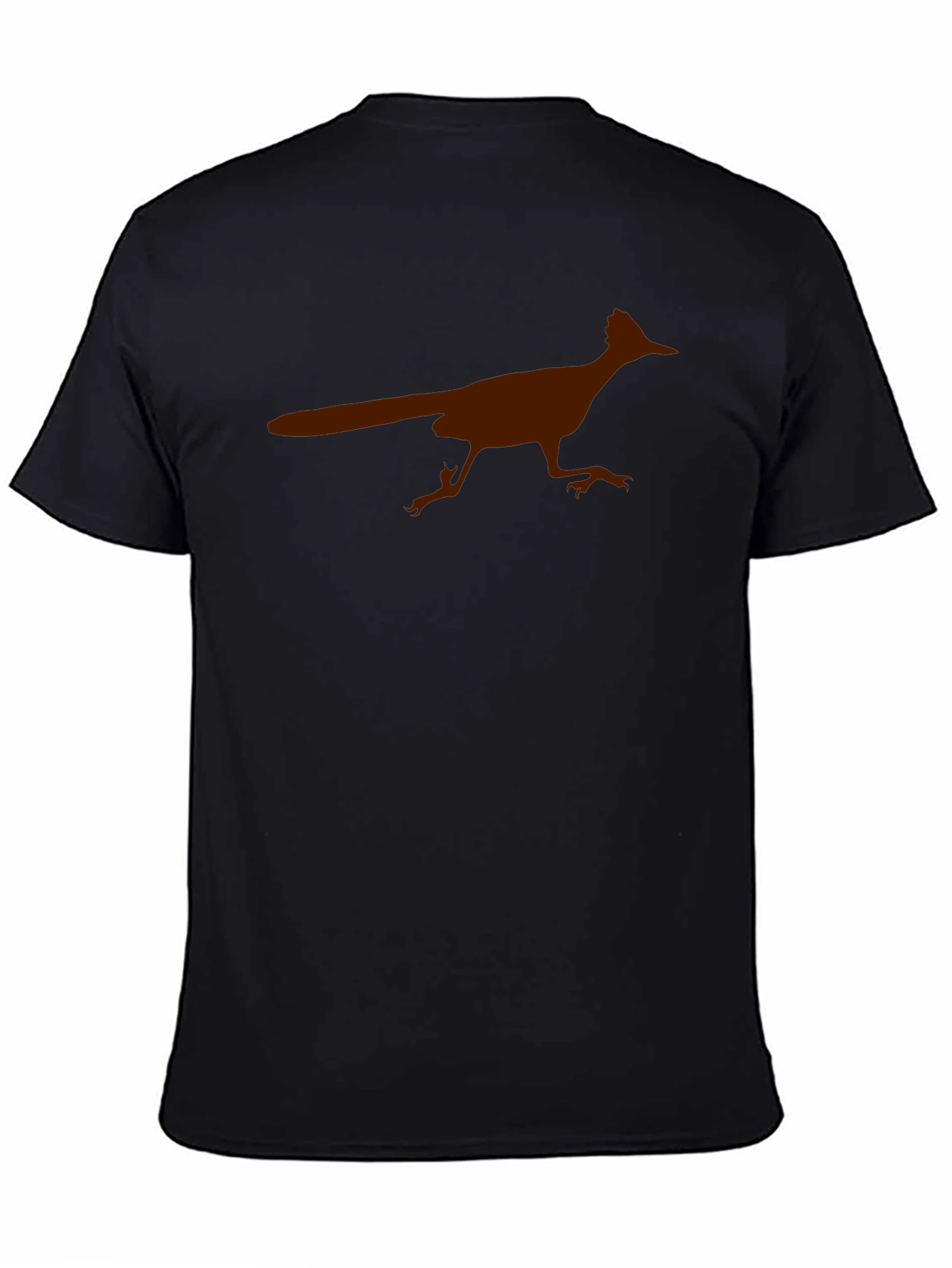 Roadrunner Graphic Tee - Black Cotton Blend Casual Shirt