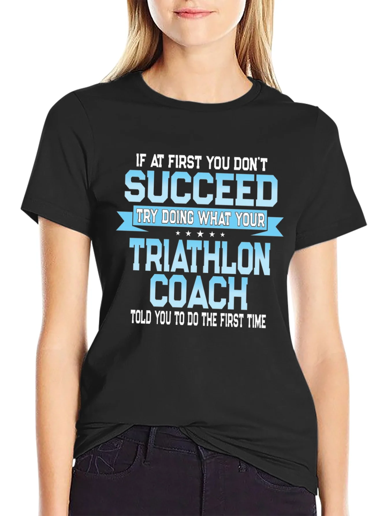 Triathlon Coach Funny T-Shirt