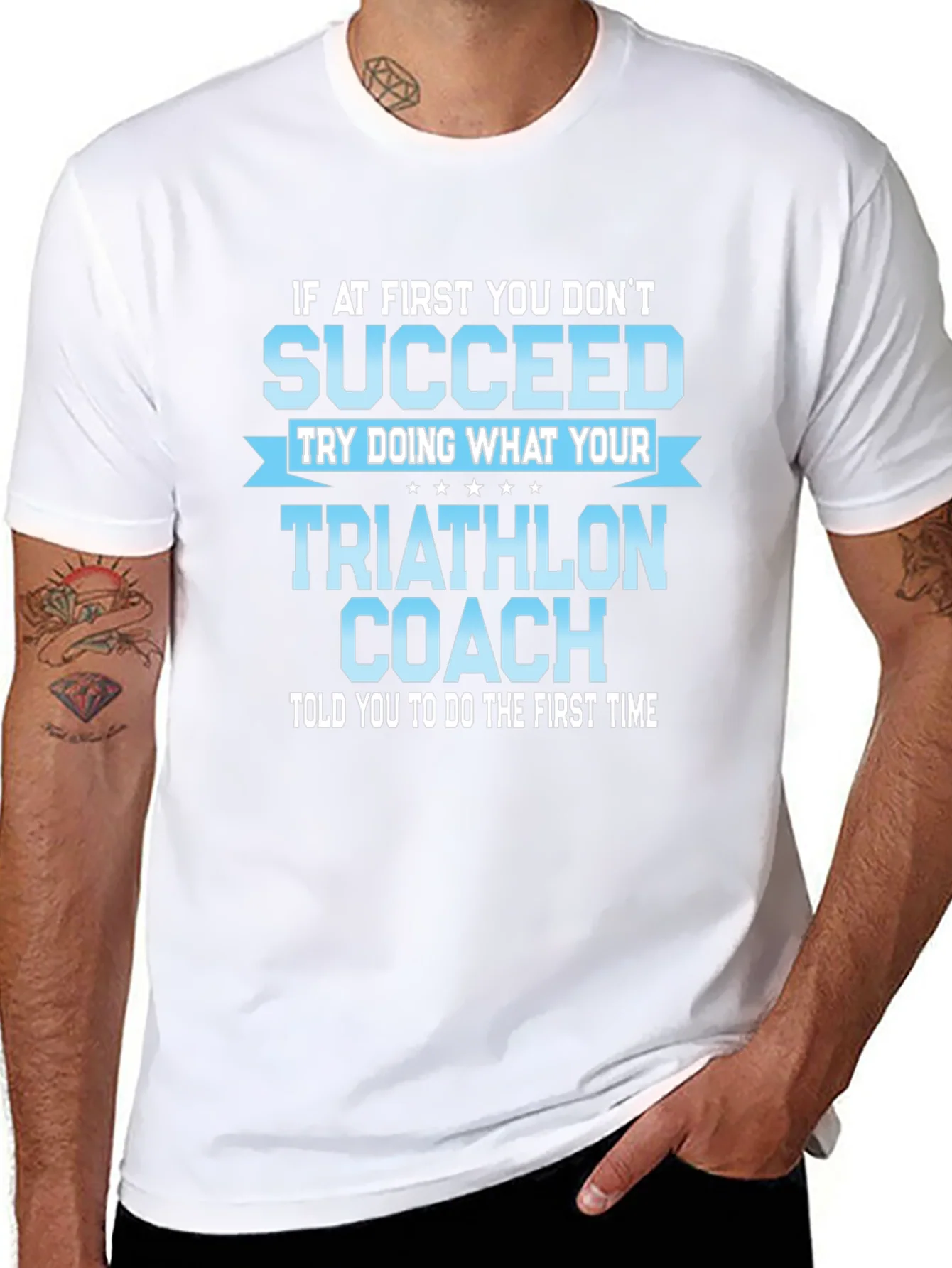 Triathlon Coach Funny T-Shirt