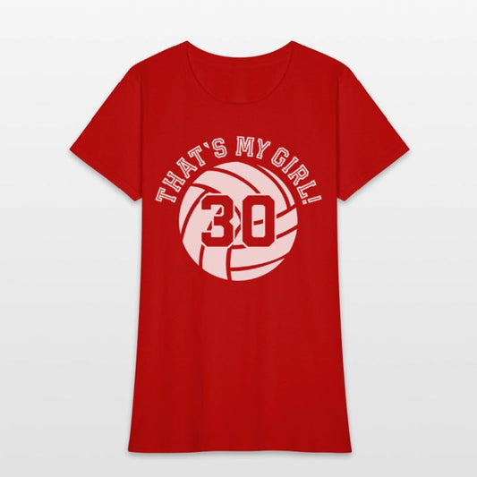 30 Volleyball Player That'S My Cheer Mom Dad Team