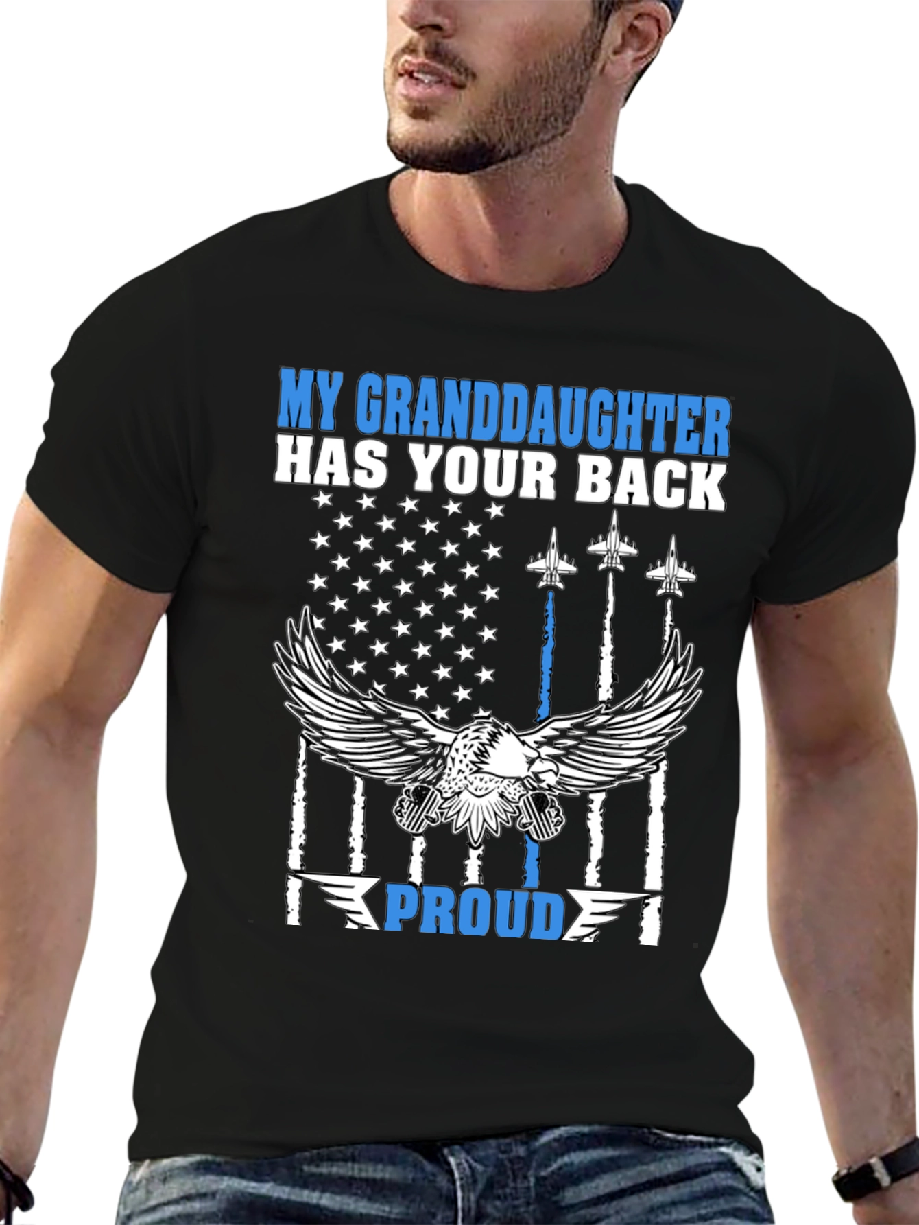 My Granddaughter Has Your Back T-Shirt