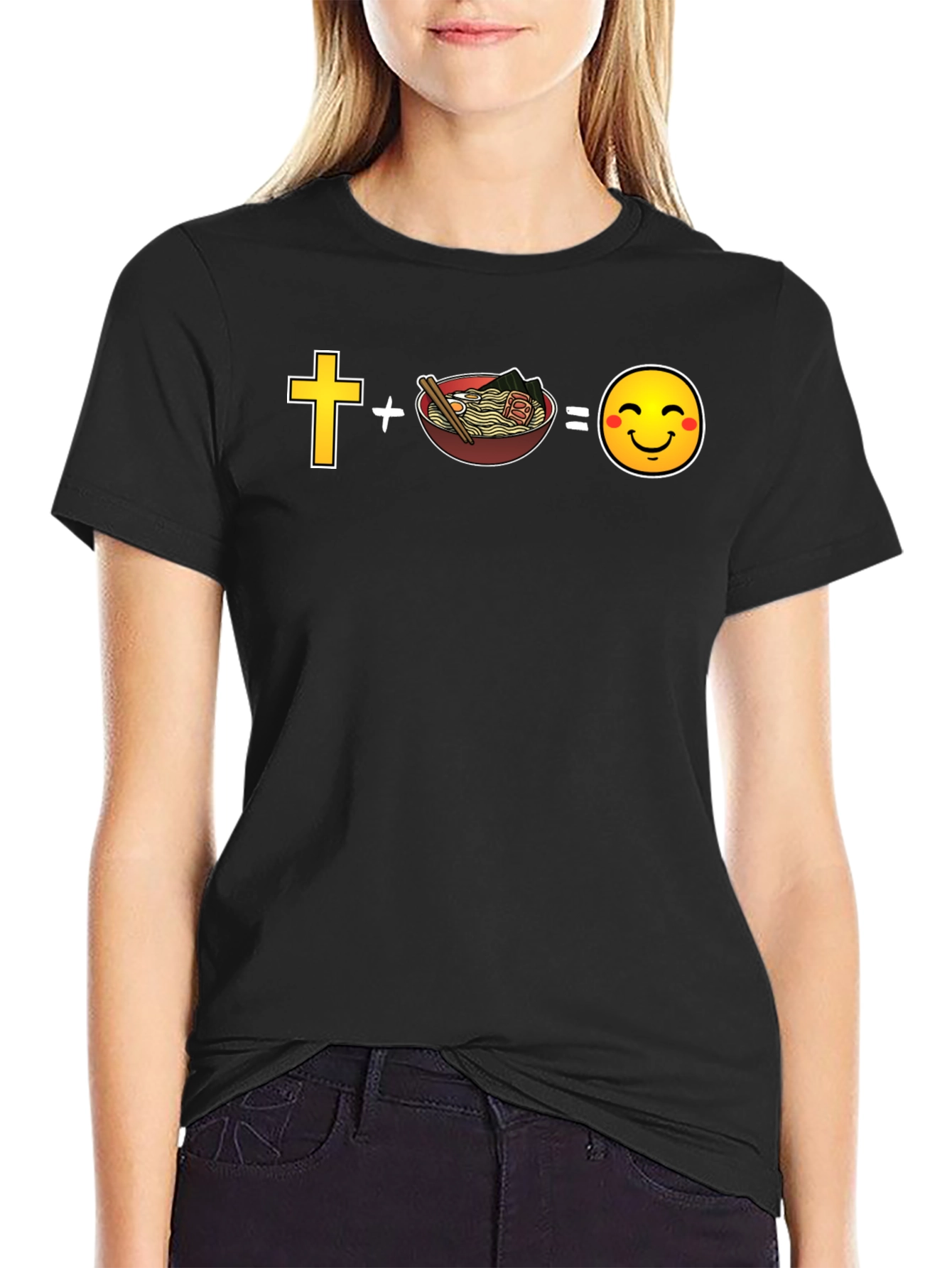 Christian Ramen Lover Graphic T-Shirt