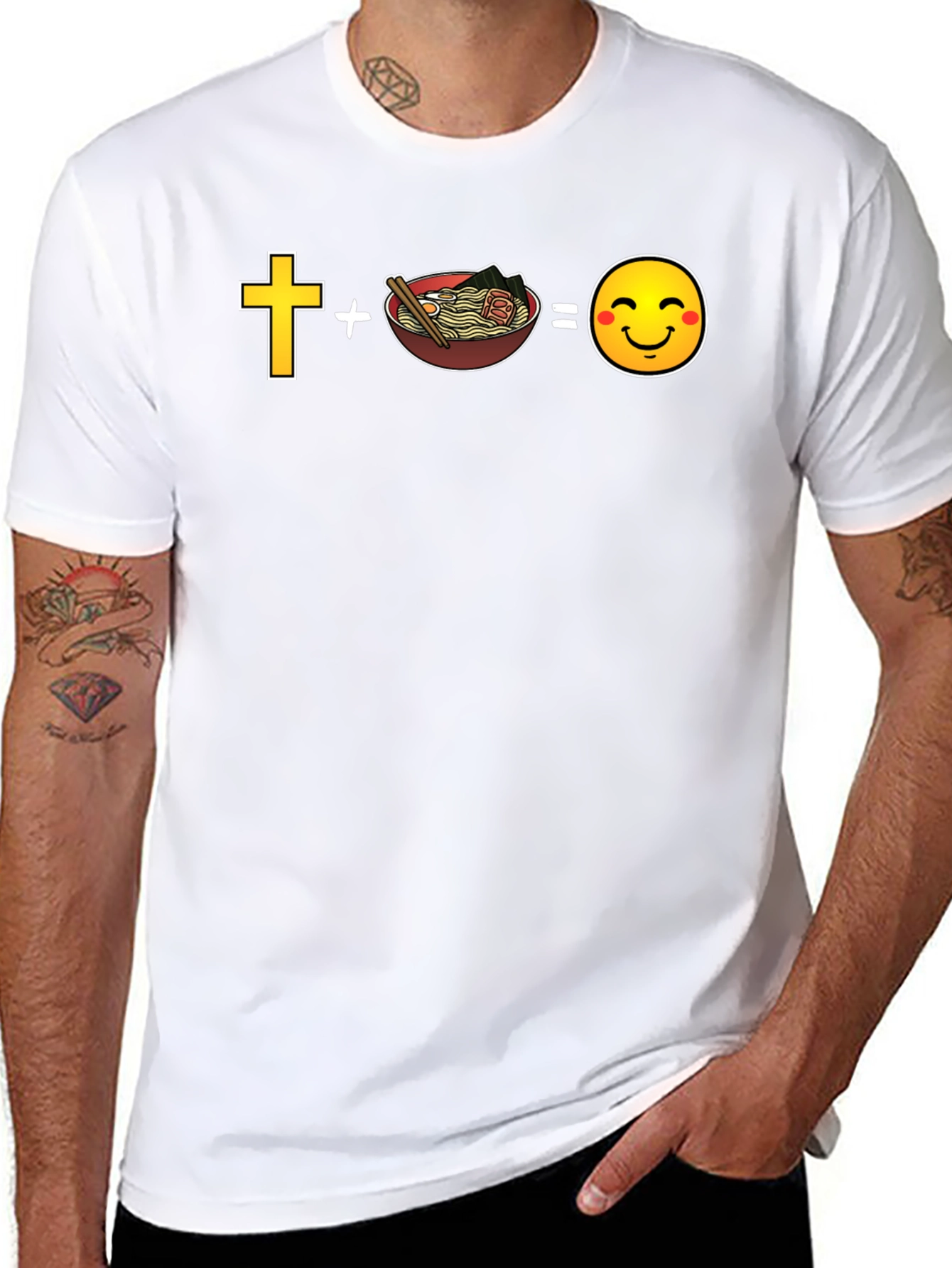 Christian Ramen Lover Graphic T-Shirt