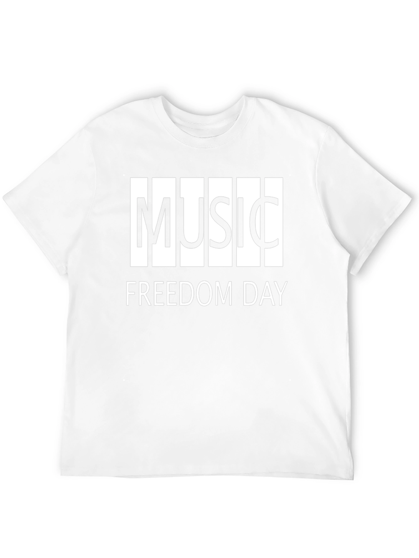 Music Freedom Day Graphic Tee - Black