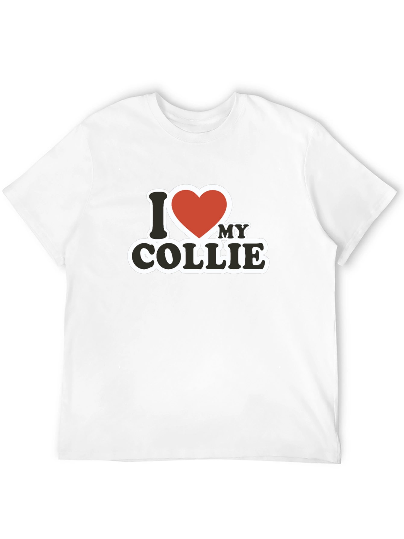 I Heart My Collie - Novelty T-Shirt
