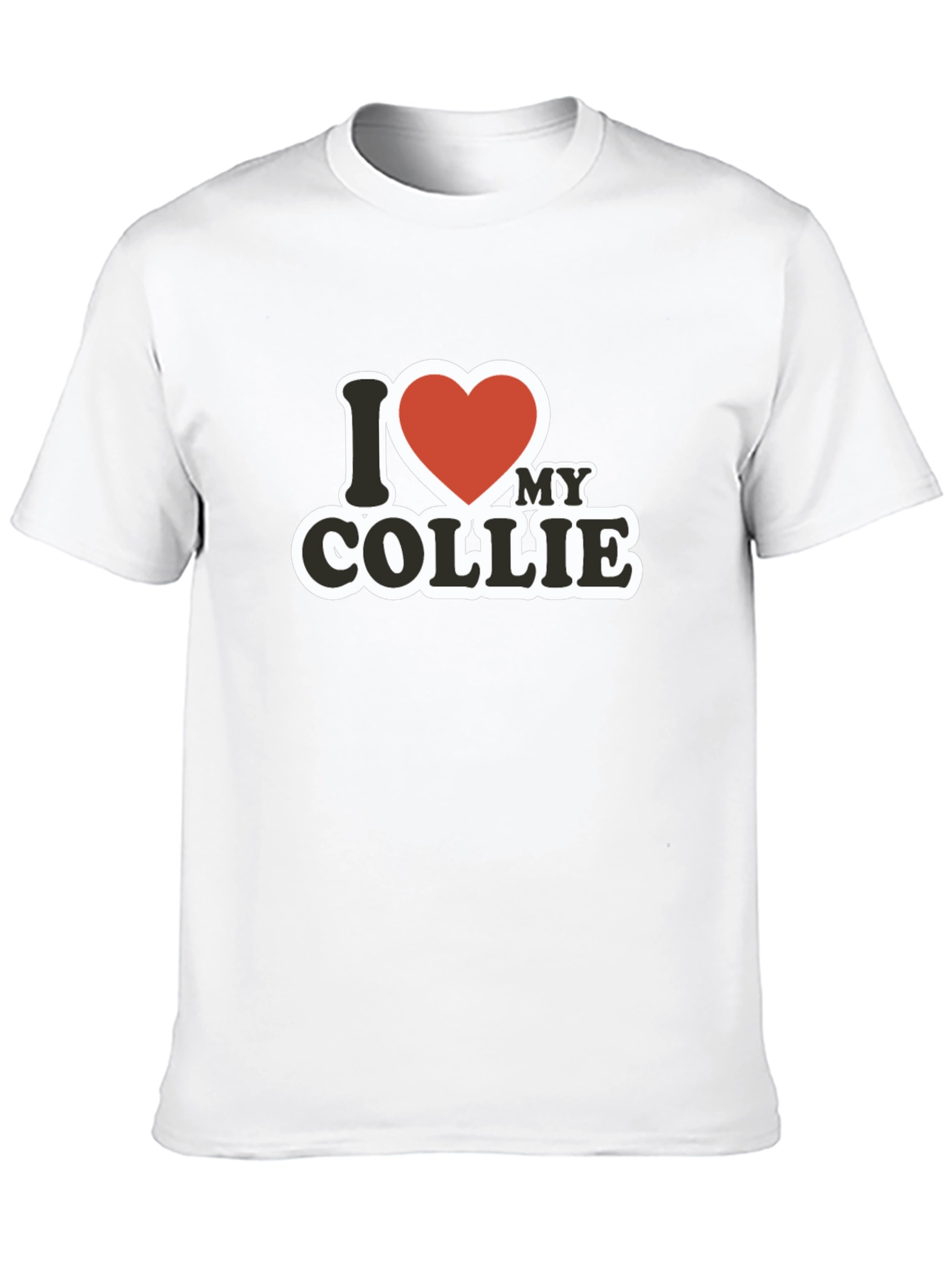 I Heart My Collie - Novelty T-Shirt