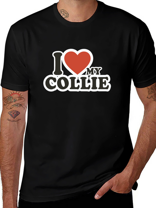 I Heart My Collie - Novelty T-Shirt