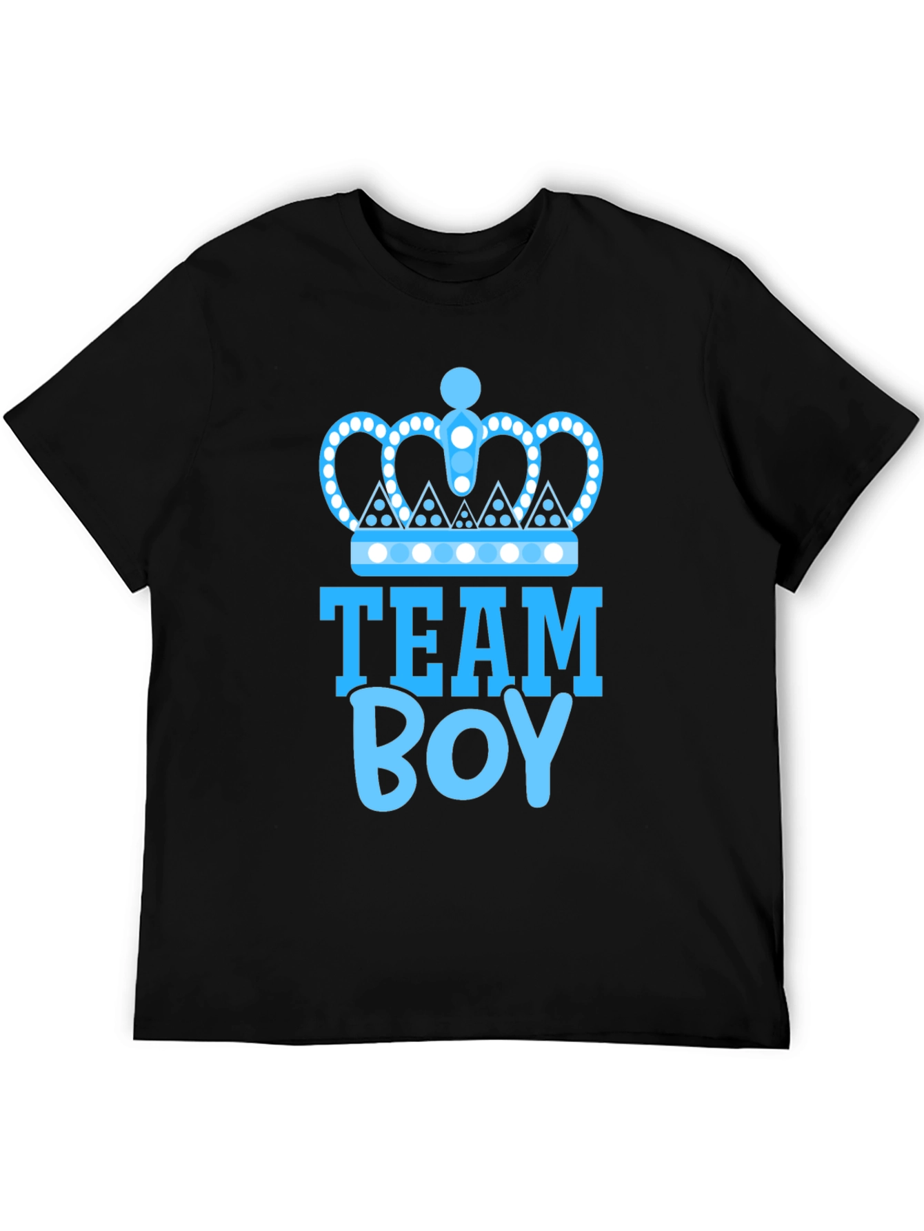 Team Boy Crown T-Shirt - Baby Shower