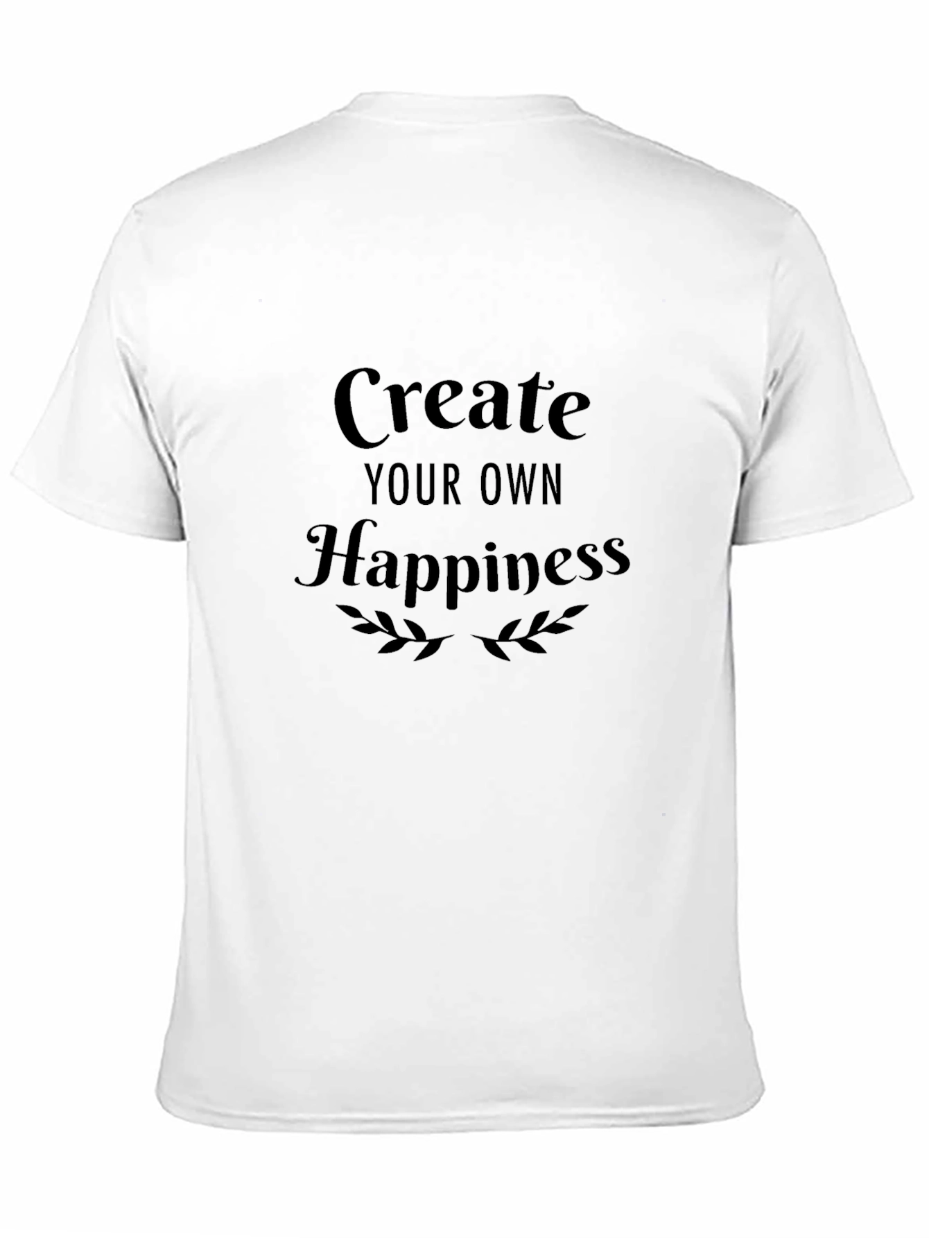 Create Your Own Happiness Black Tee