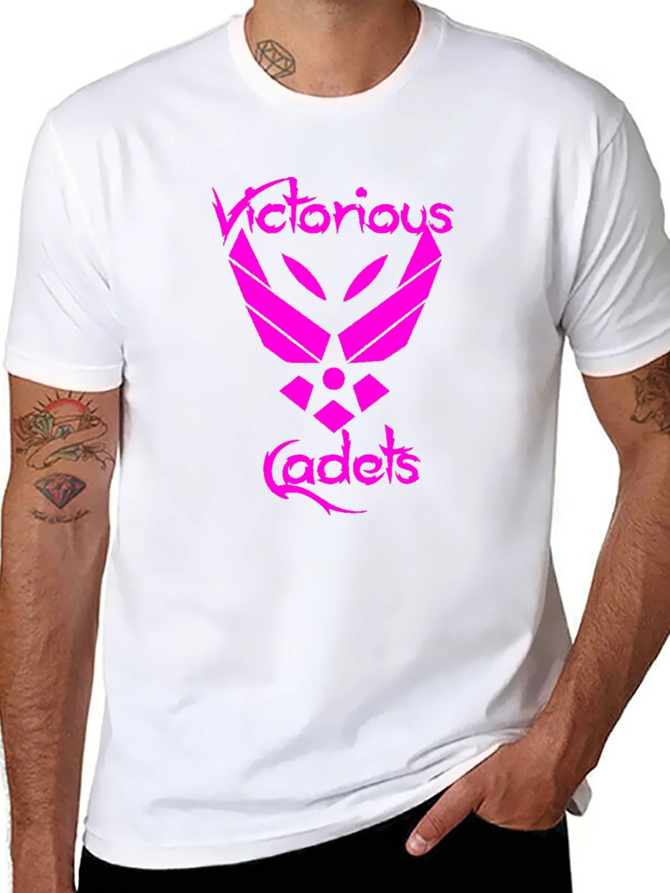 Victorious Cadets Black Graphic T-Shirt