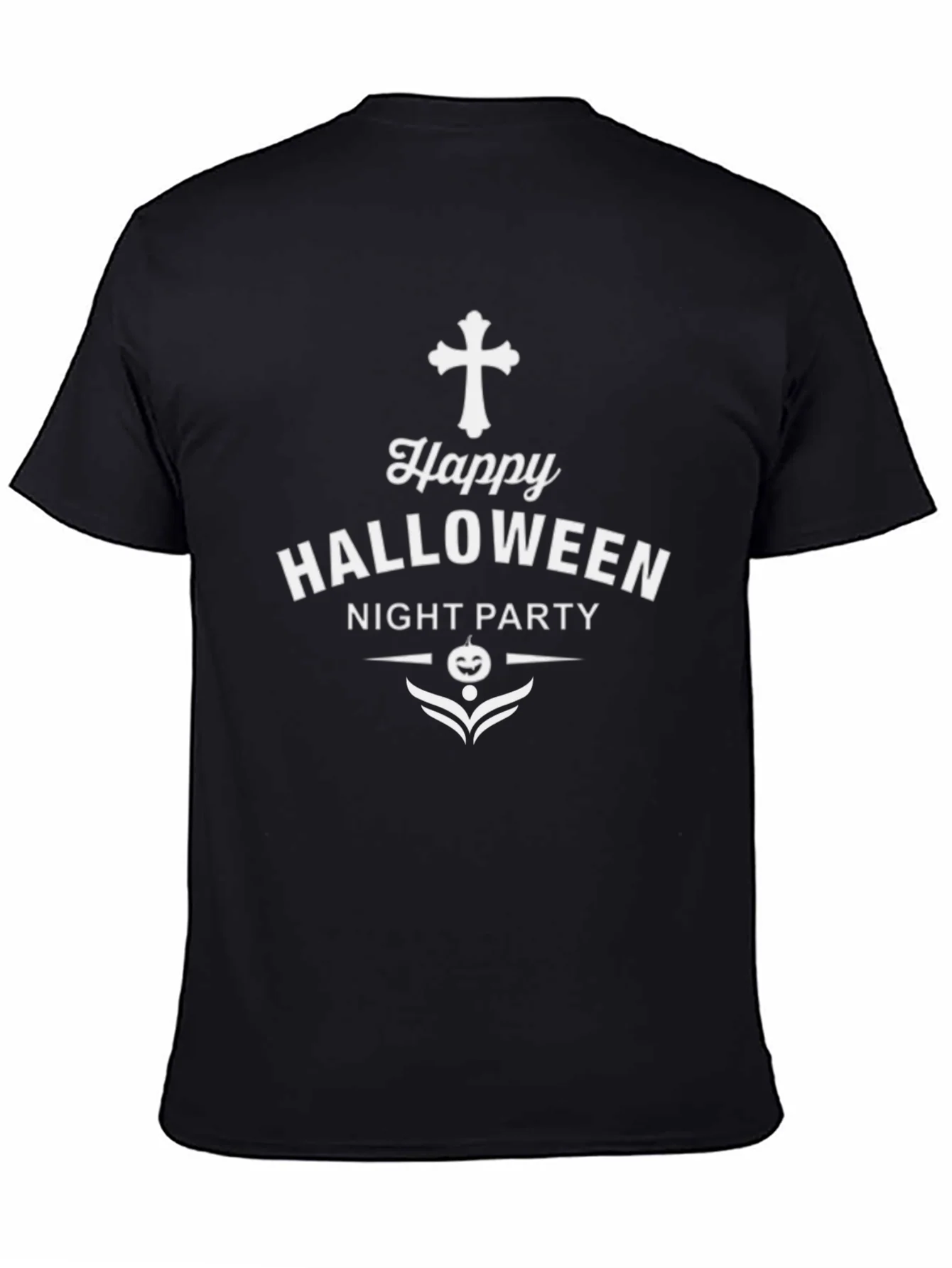 Happy Halloween Night Party Black T-Shirt
