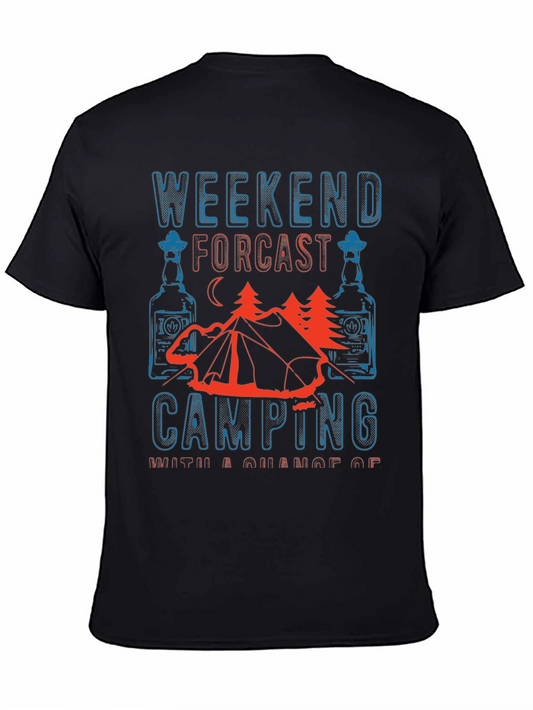 Weekend Forecast Camping T-Shirt - Black