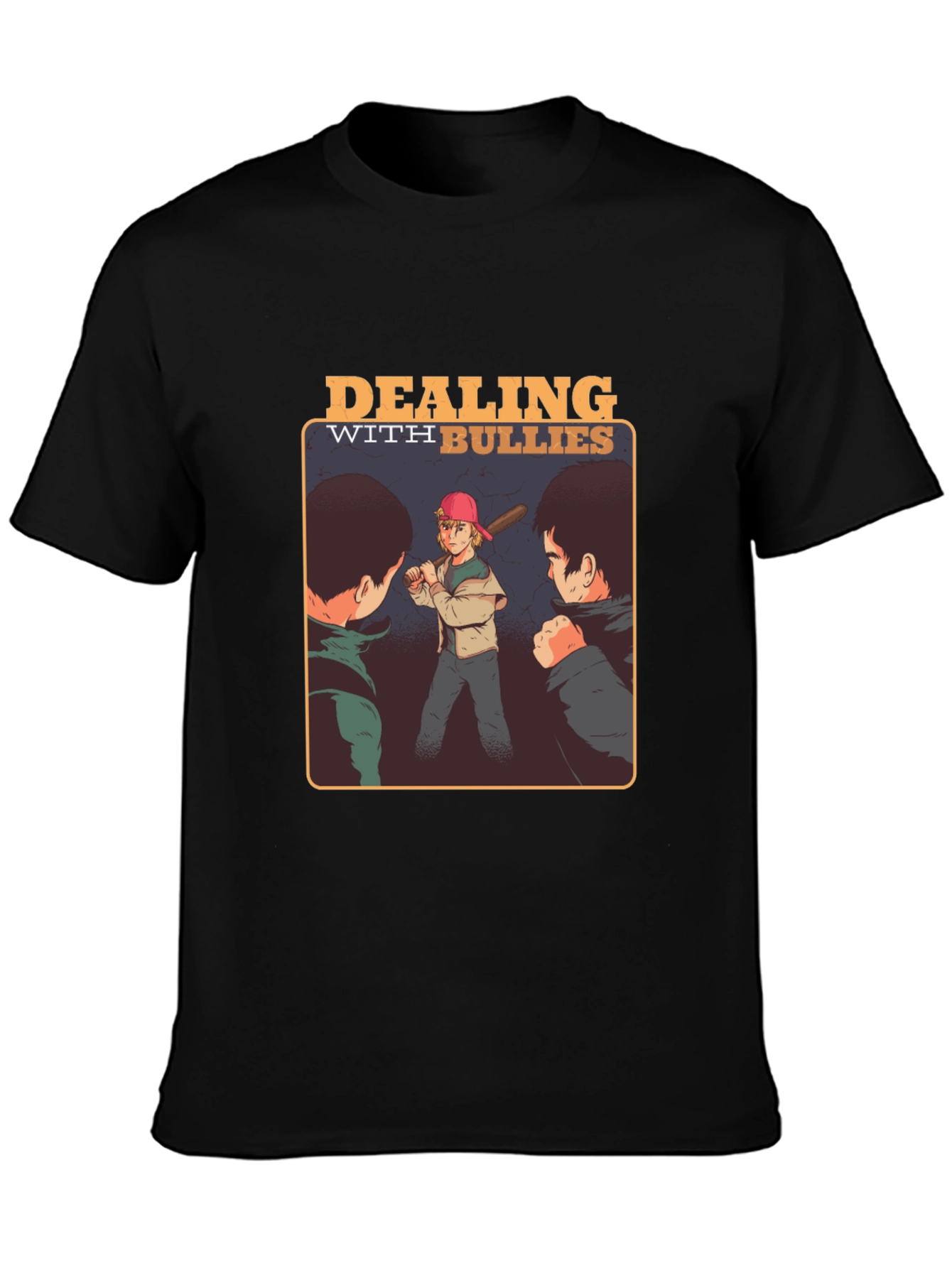Dealing With Bullies Graphic Tee - Black