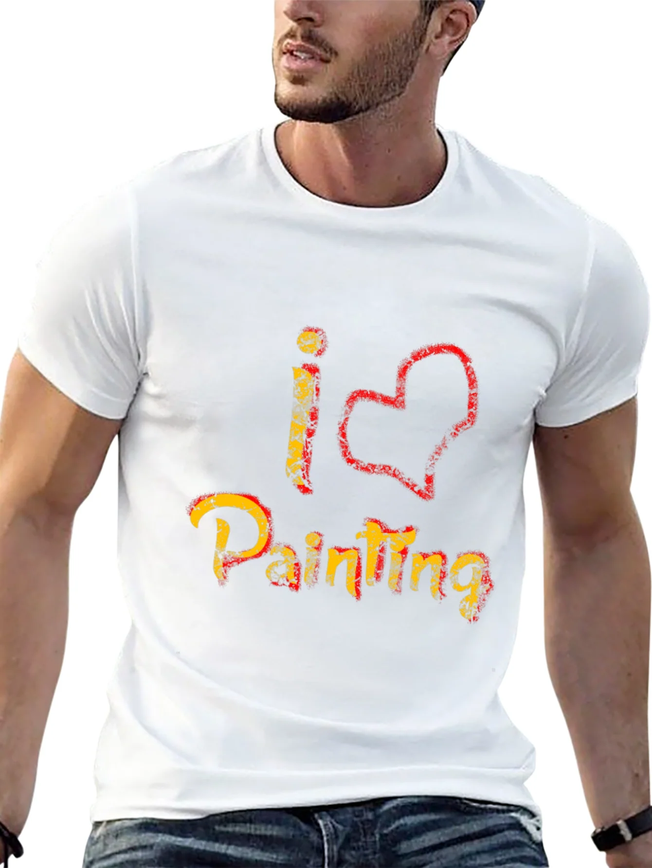 I Love Painting Graphic T-Shirt
