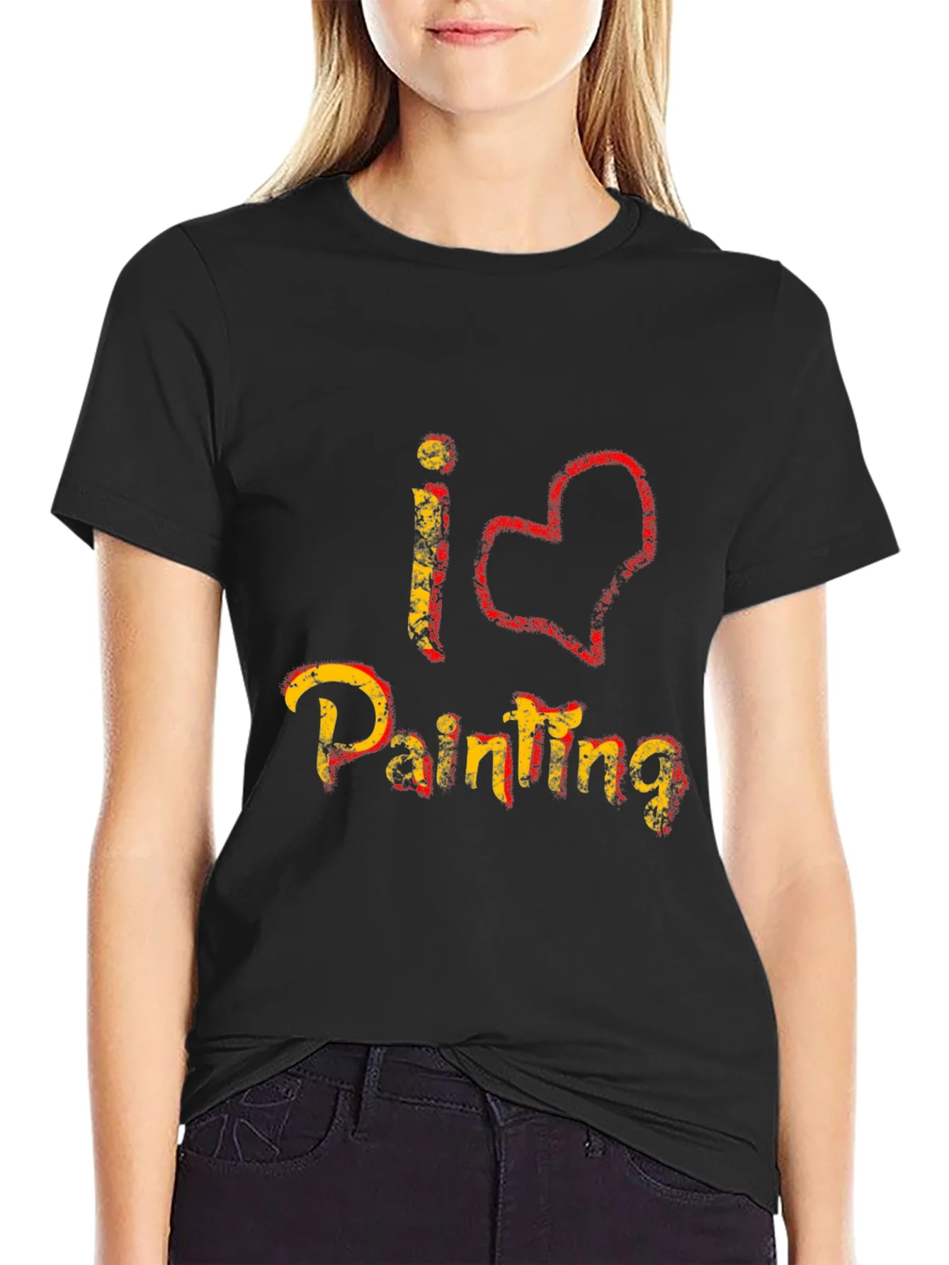 I Love Painting Graphic T-Shirt