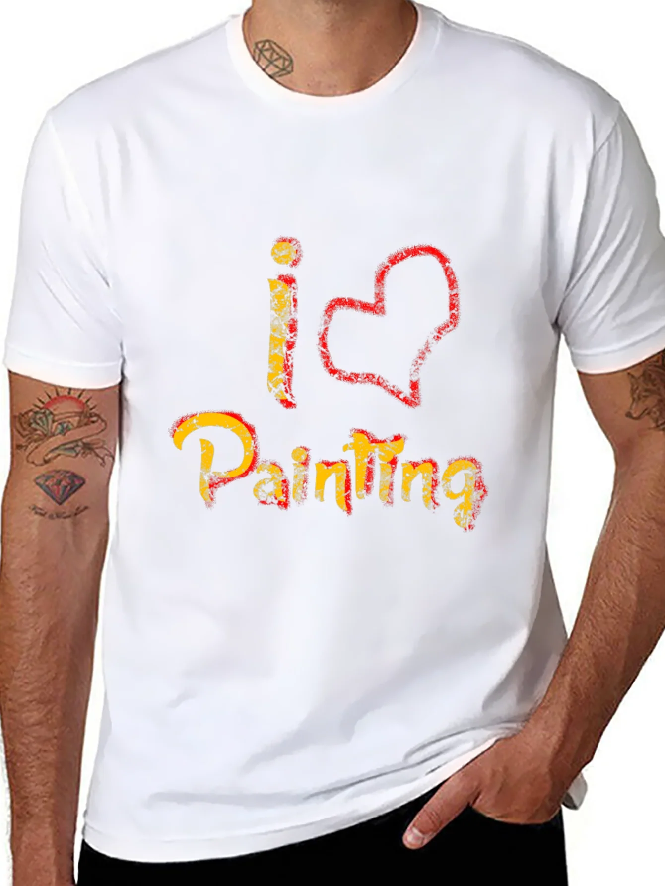 I Love Painting Graphic T-Shirt