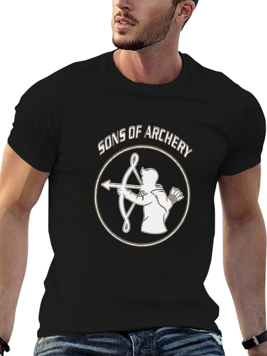 Sons of Archery Black Graphic Tee