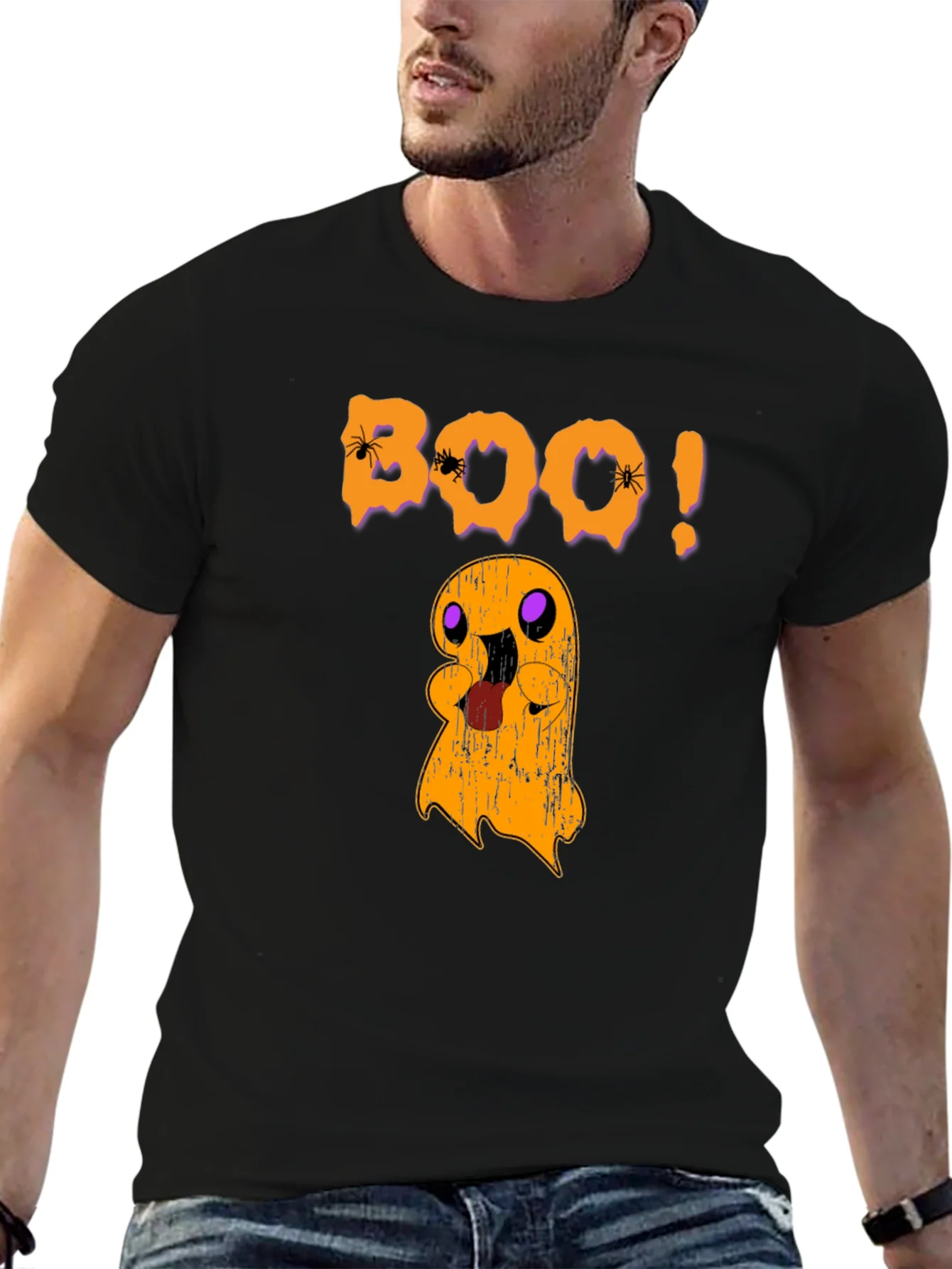Boo! Halloween Ghost Graphic Tee