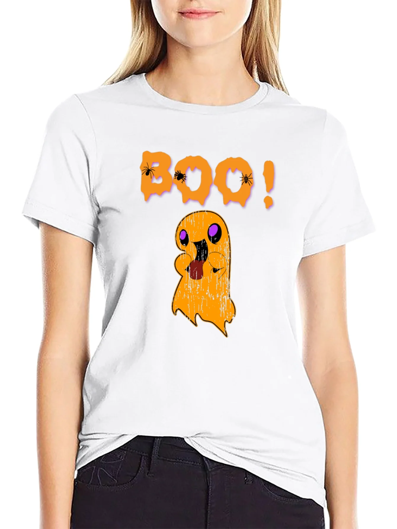 Boo! Halloween Ghost Graphic Tee
