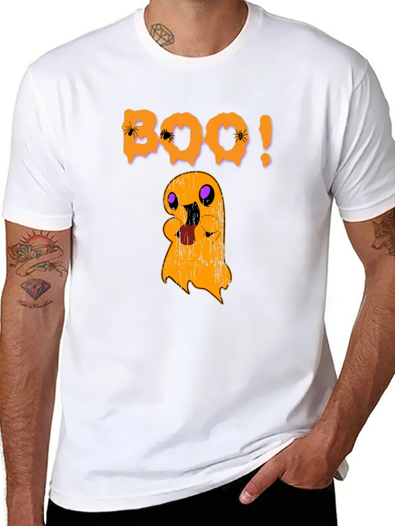 Boo! Halloween Ghost Graphic Tee