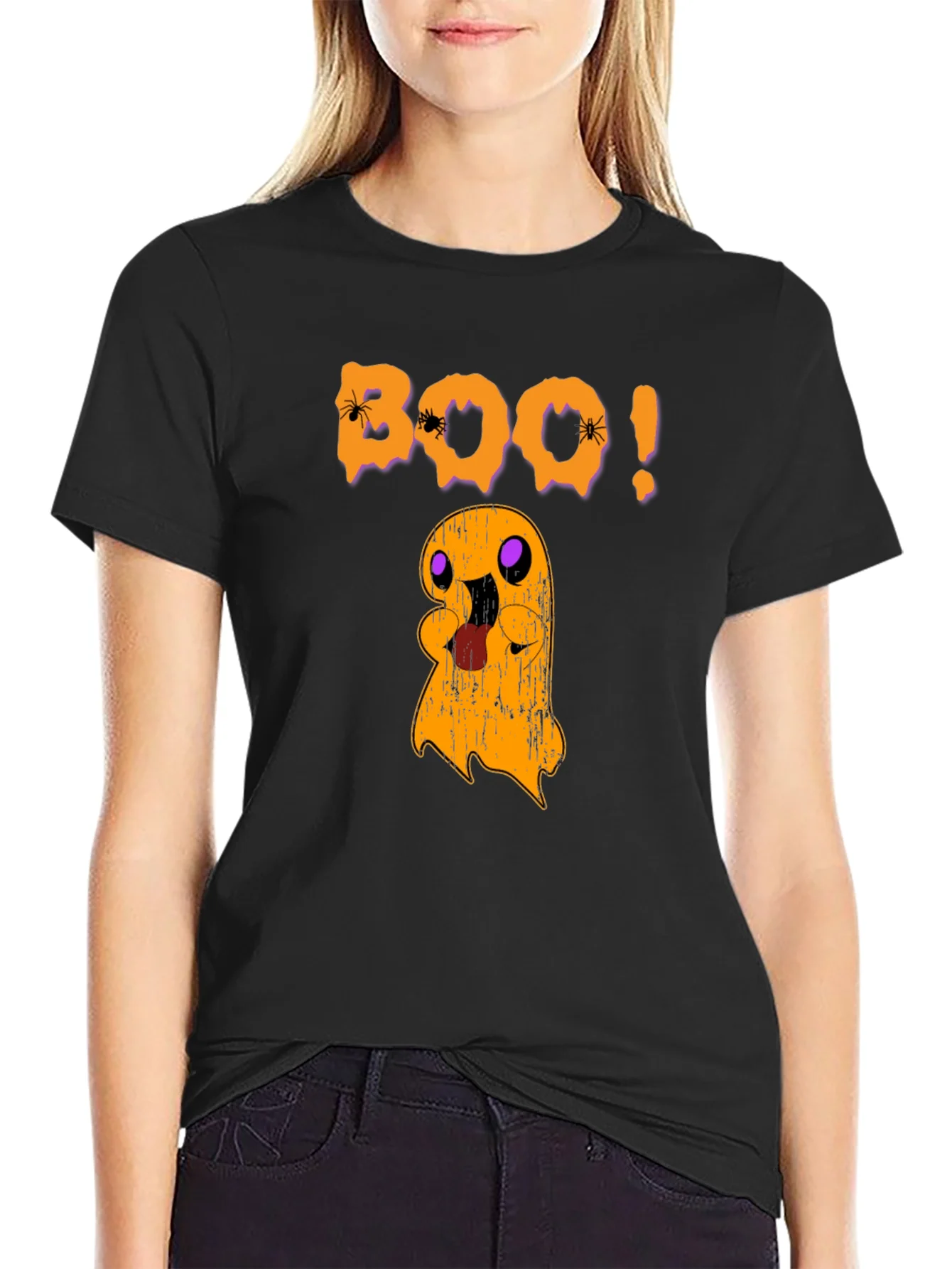 Boo! Halloween Ghost Graphic Tee